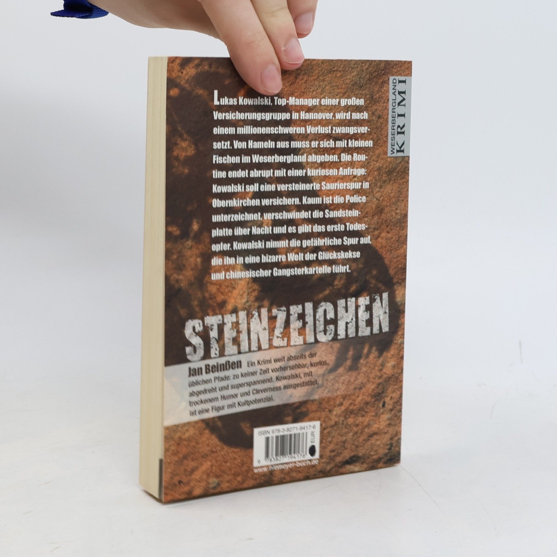 Jan Beinßen Weserbergland-Krimi: Steinzeichen