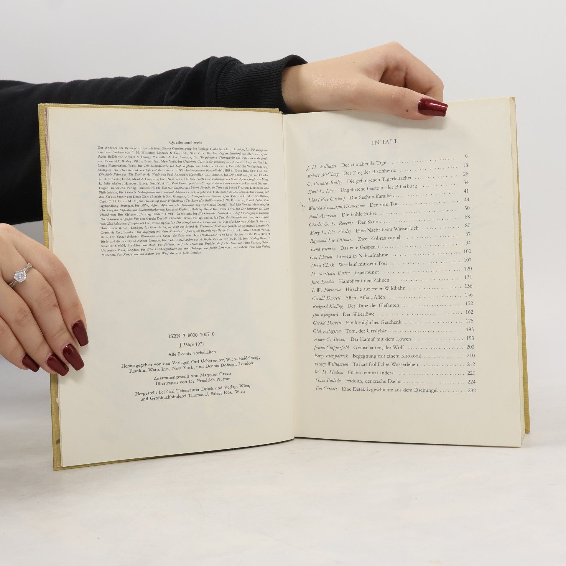 Autores varios Das grosse Buch der wilden Tiere