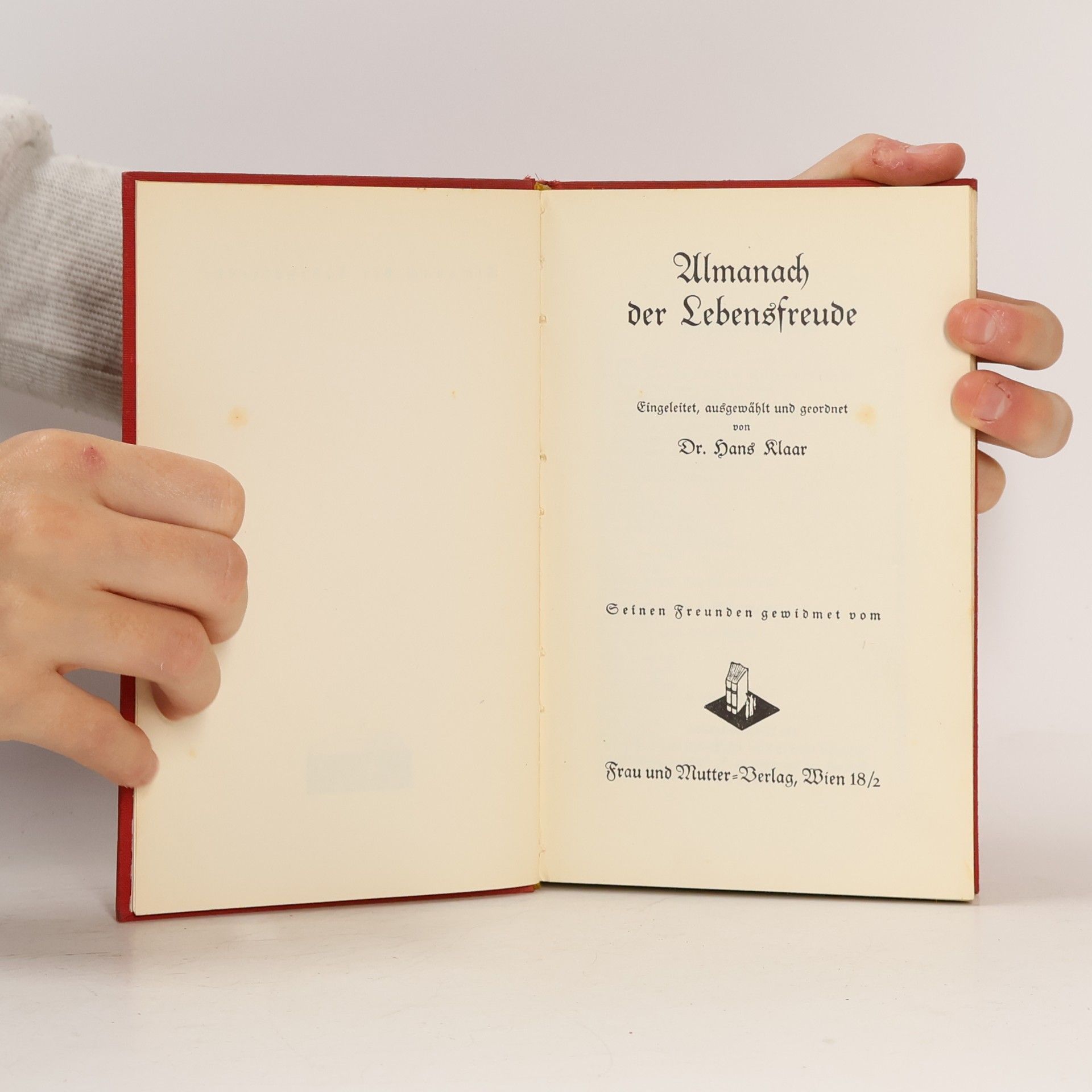 Hans Klaar Almanach der Lebensfreude