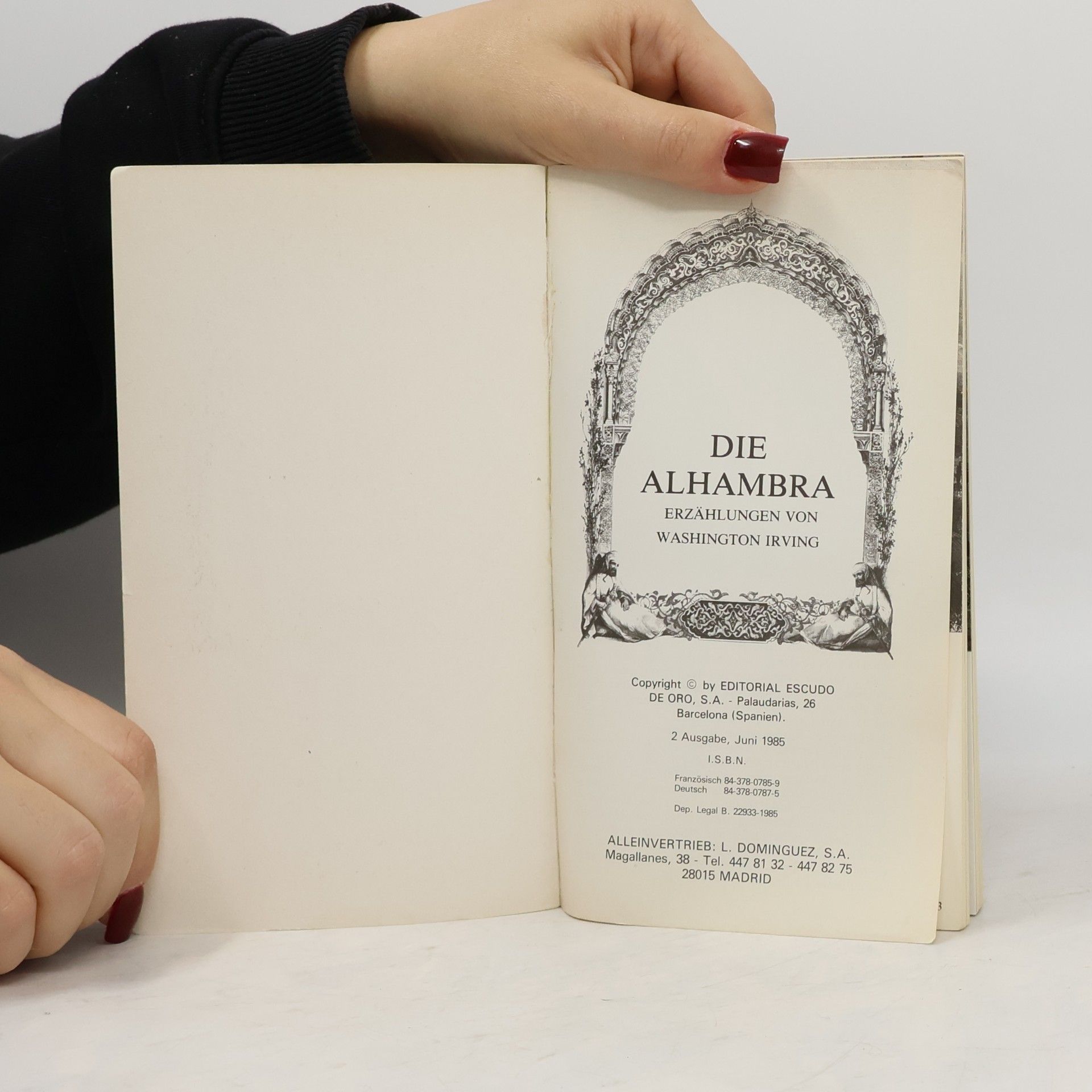 Washington Irving Die Alhambra