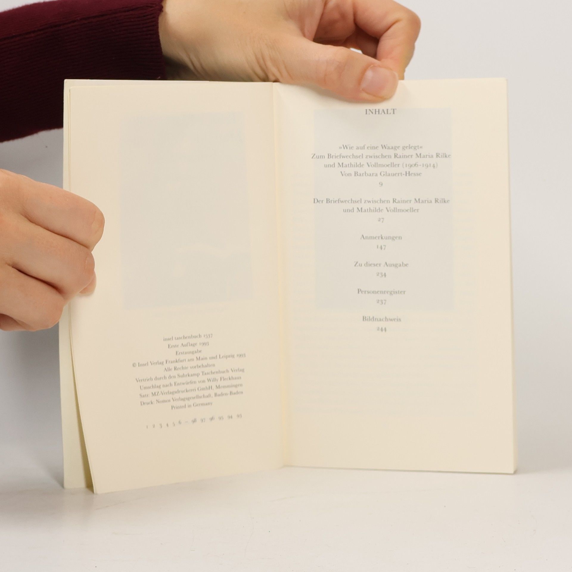 Rainer Maria Rilke Briefwechsel