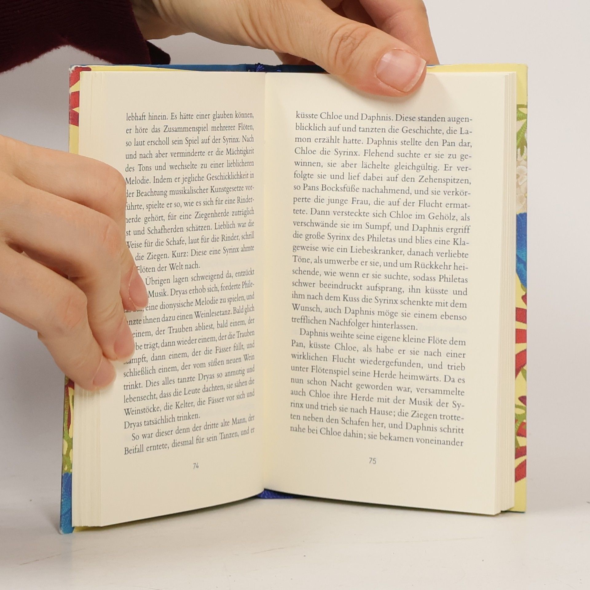 Longus Manesse Bibliothek - 15: Daphnis und Chloe