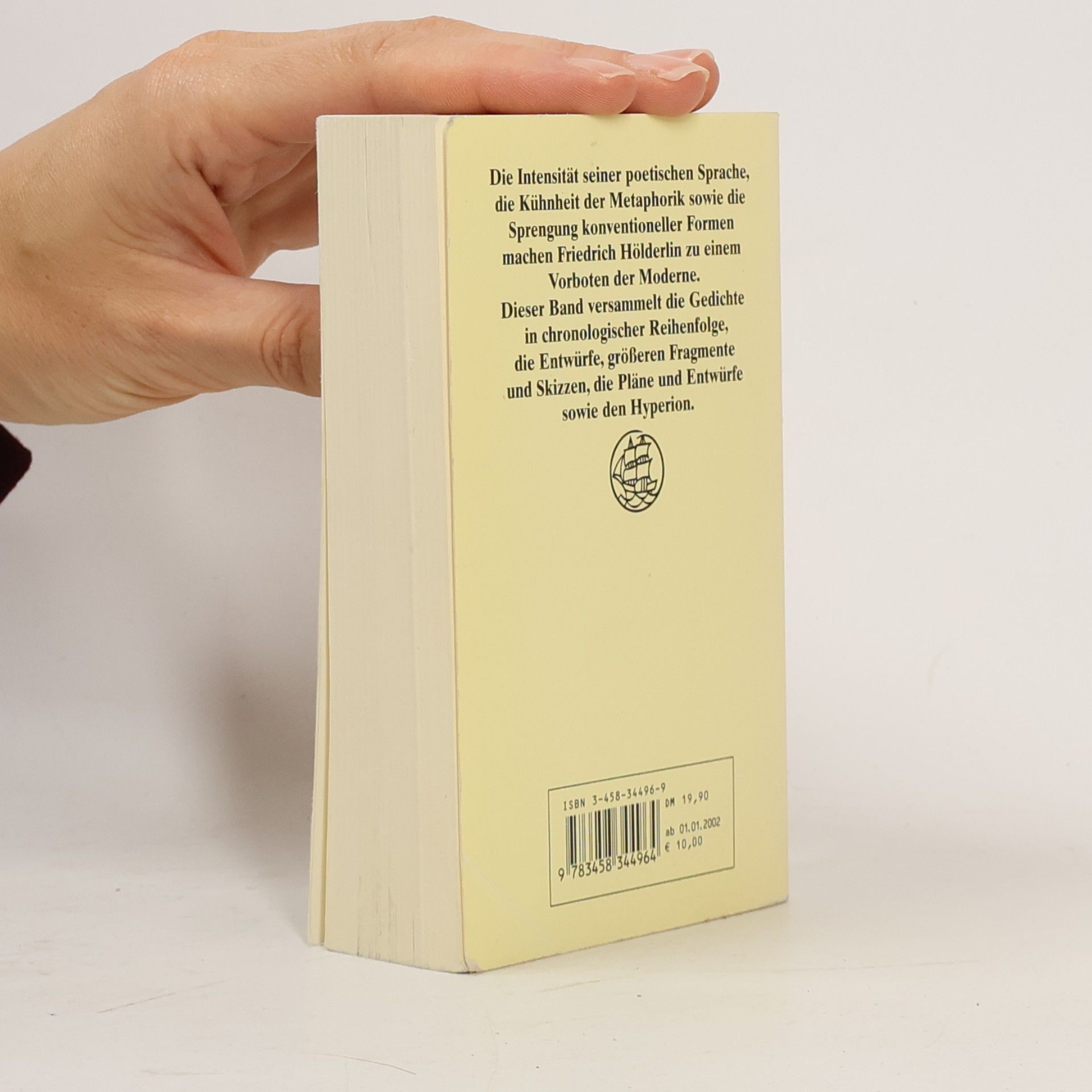 Friedrich Hölderlin Sämtliche Gedichte und Hyperion