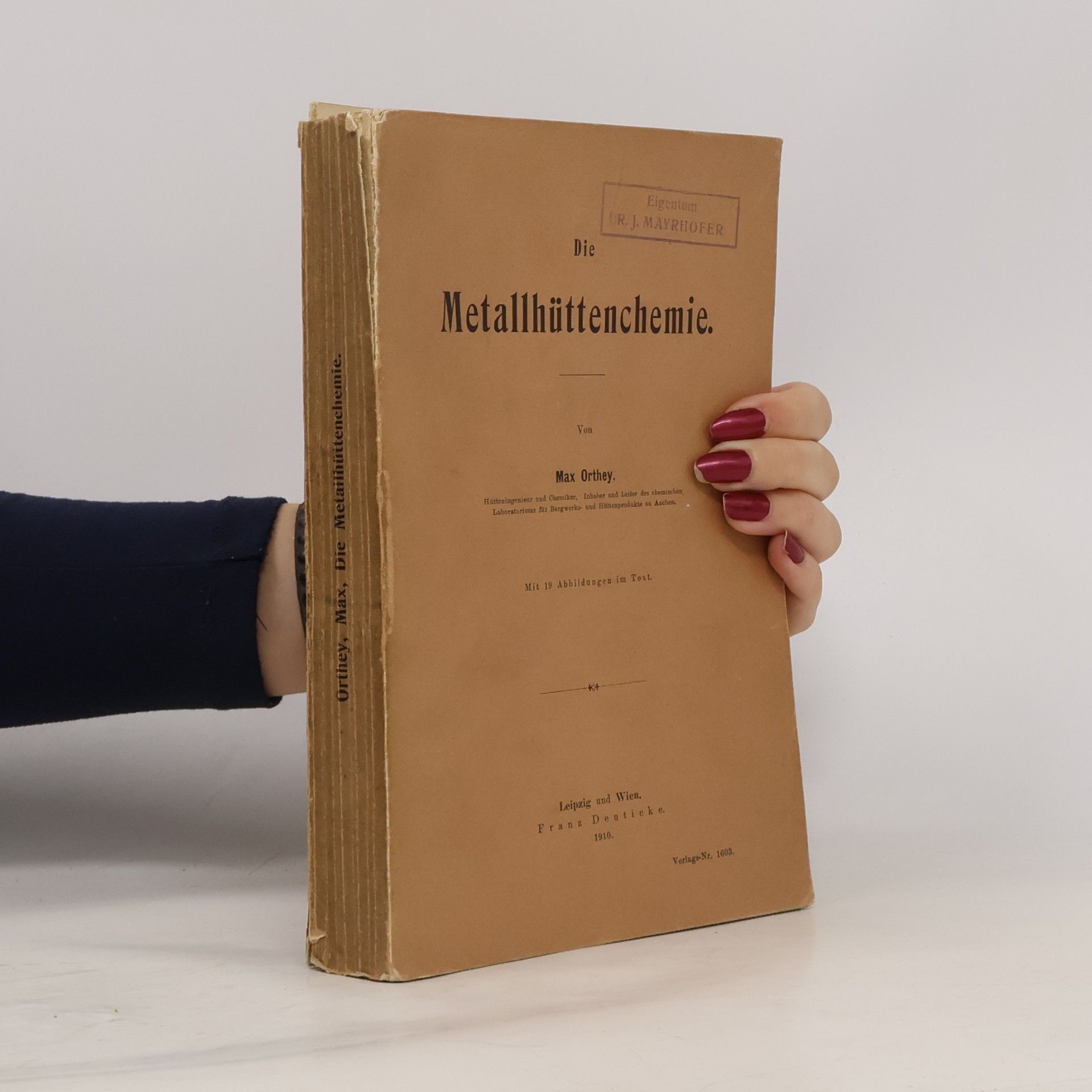 Die Metallhüttenchemie