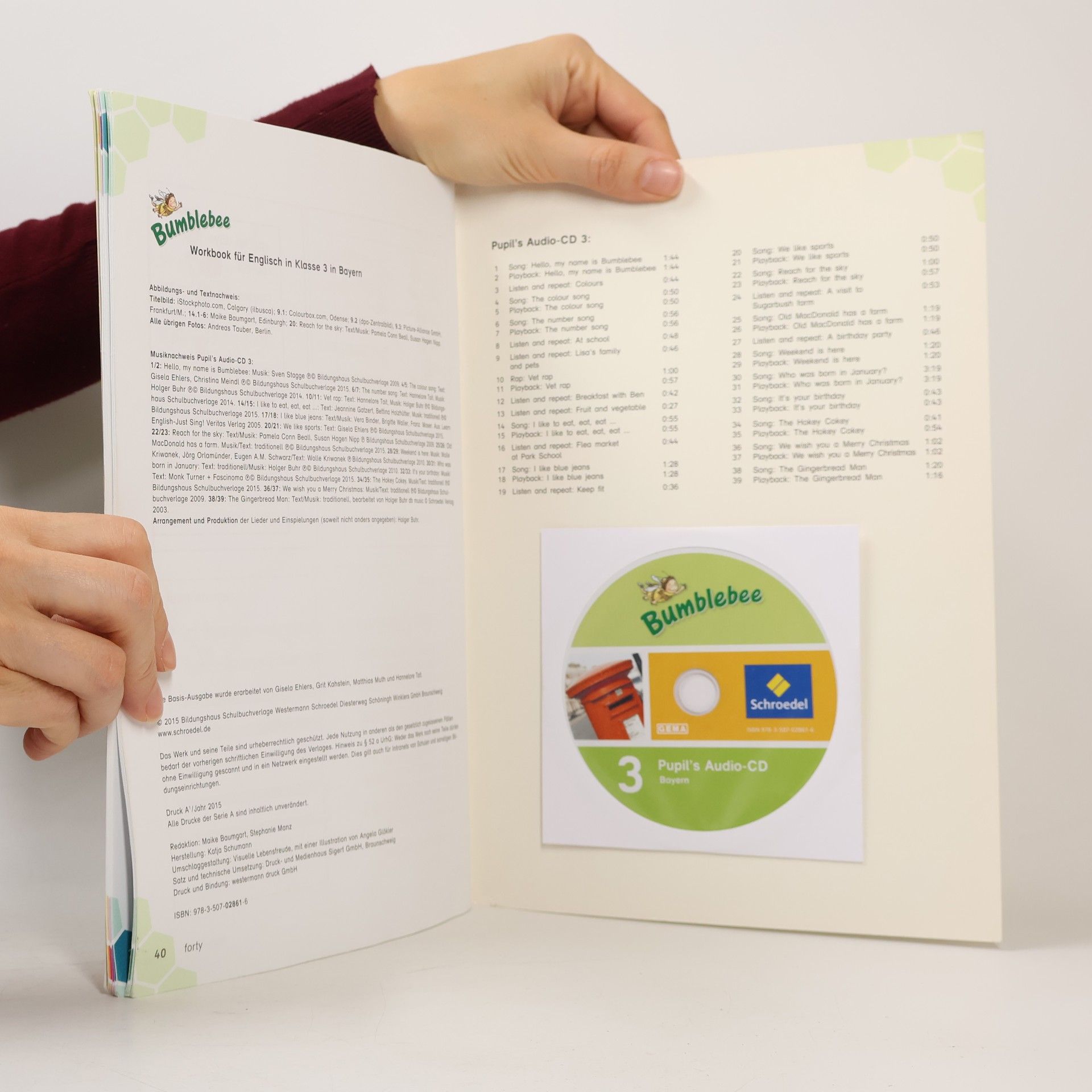 Gisela Ehlers Bumblebee 3. Workbook Plus Portfolioheft und Pupil's Audio-CD. Bayern