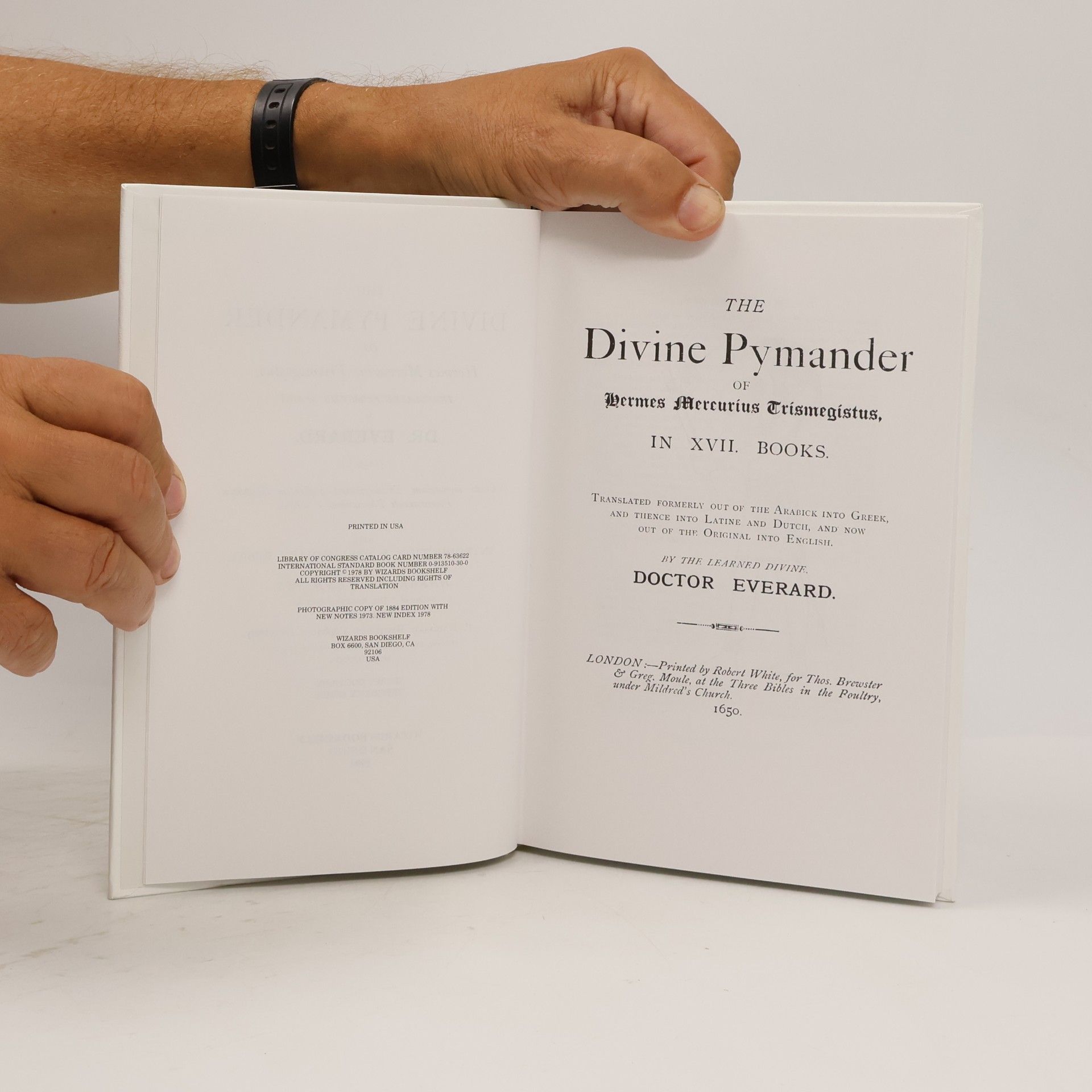 Hermes Trismegistus The Divine Pymander of Hermes