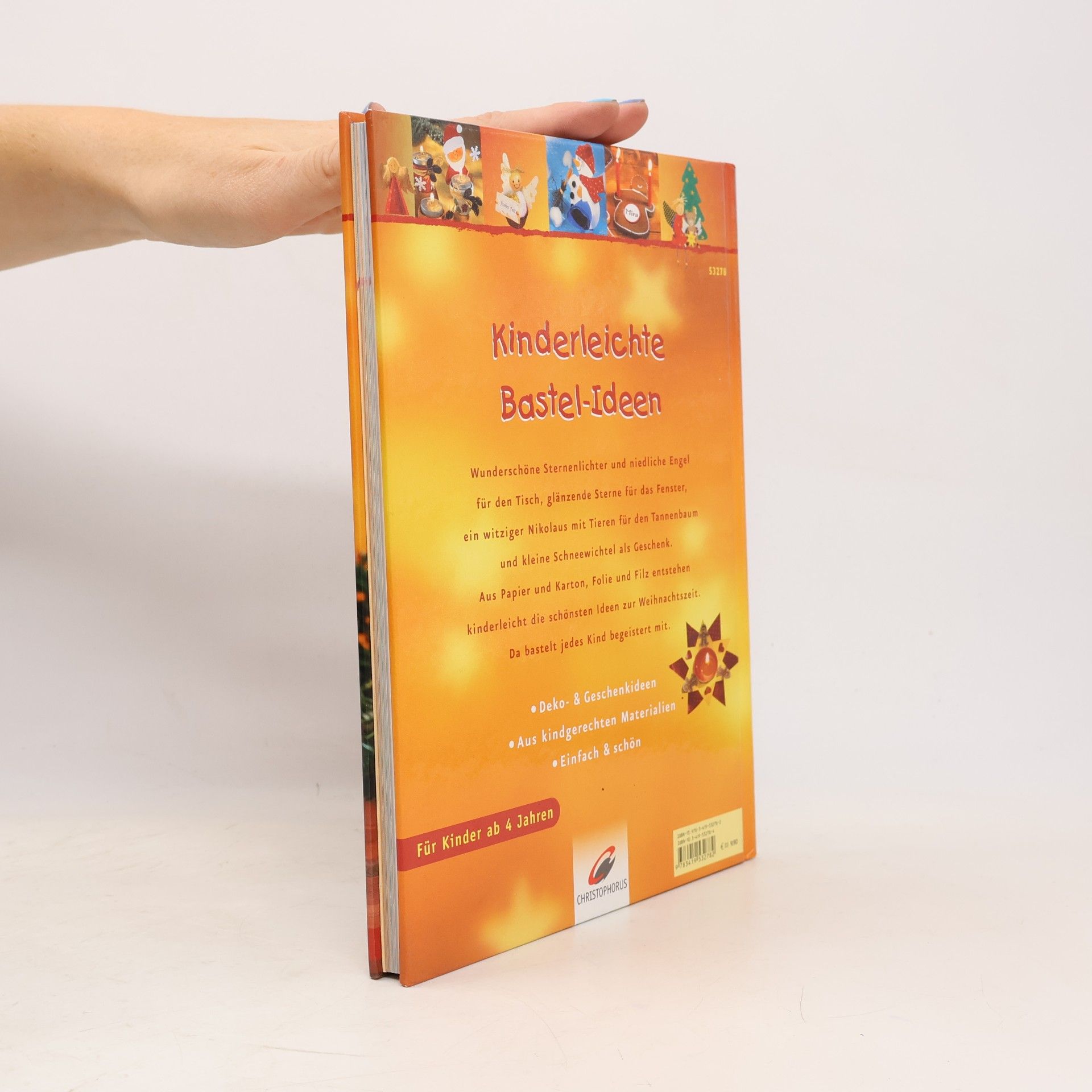 Erika Bock Das Weihnachts-Bastelbuch für kleine Hände