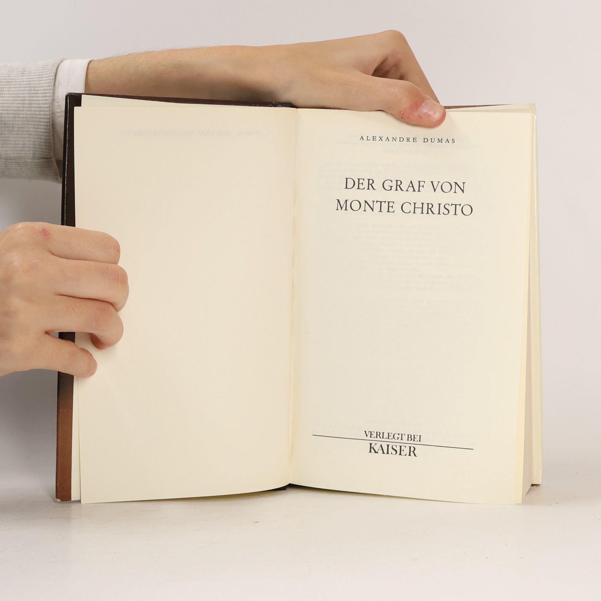 Alexandre Dumas Der Graf von Monte Christo