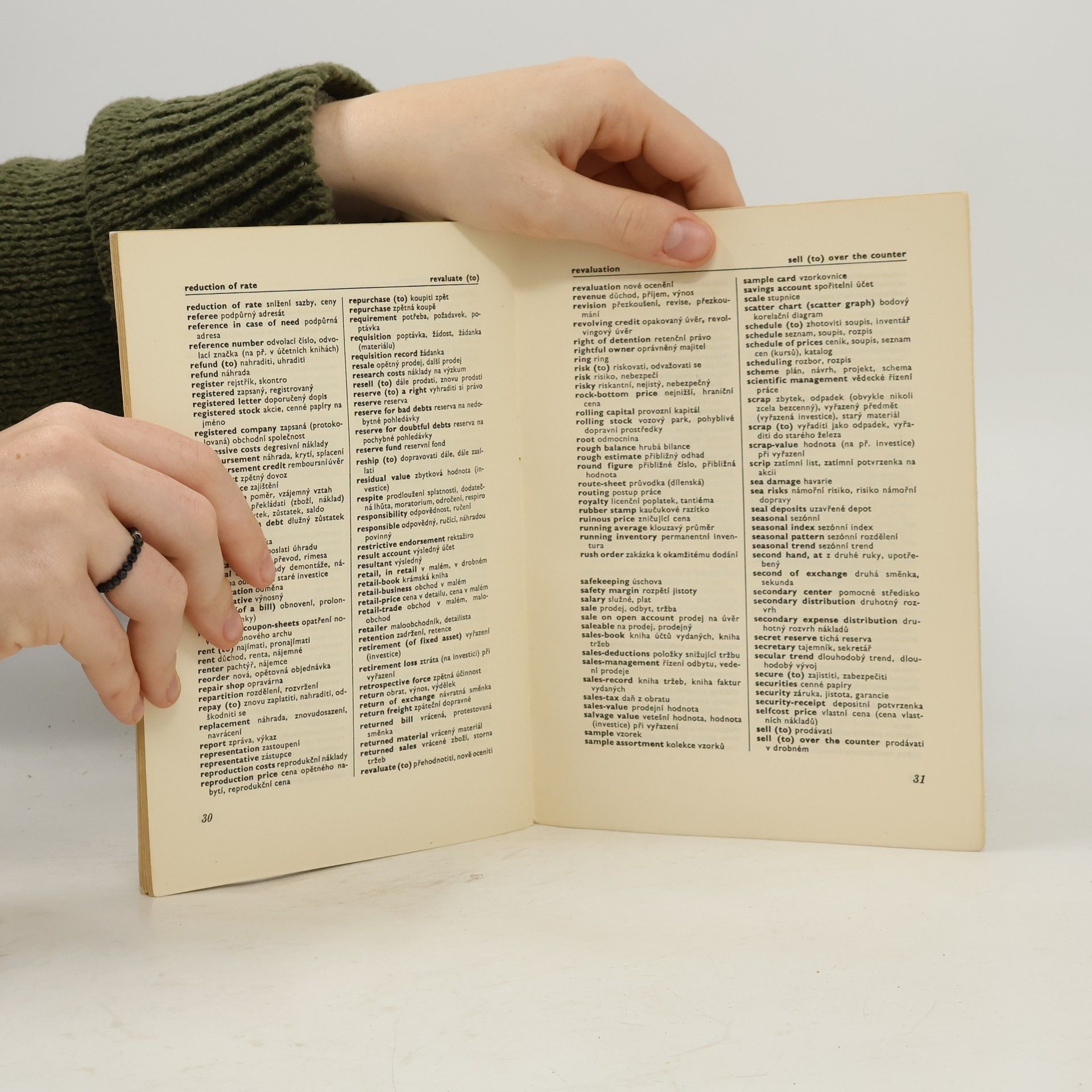 Marie Stibicová Anglicko-český slovníček výrazů z podnikového hospodářství, zvláště z podnikového početnictví