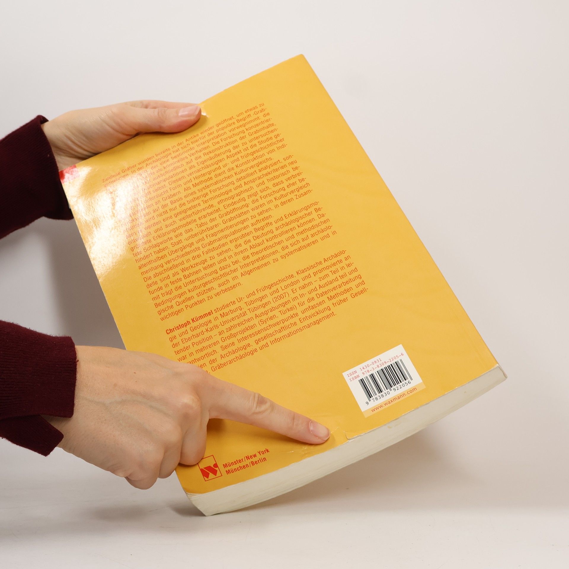 Christoph Kümmel Tübinger Schriften zur Ur- und frühgeschichtlichen Archäologie - 9: Ur- und frühgeschichtlicher Grabraub