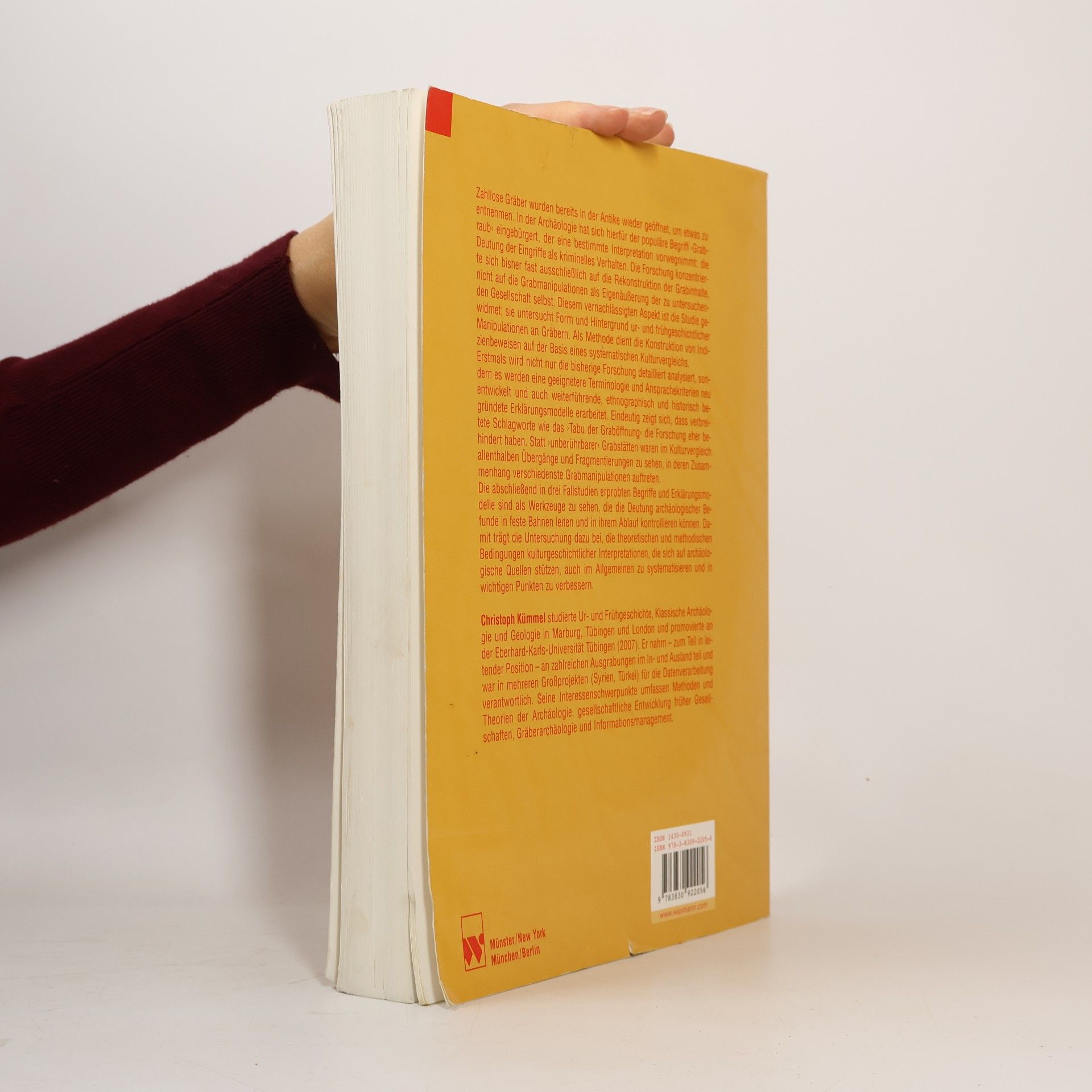 Christoph Kümmel Tübinger Schriften zur Ur- und frühgeschichtlichen Archäologie - 9: Ur- und frühgeschichtlicher Grabraub