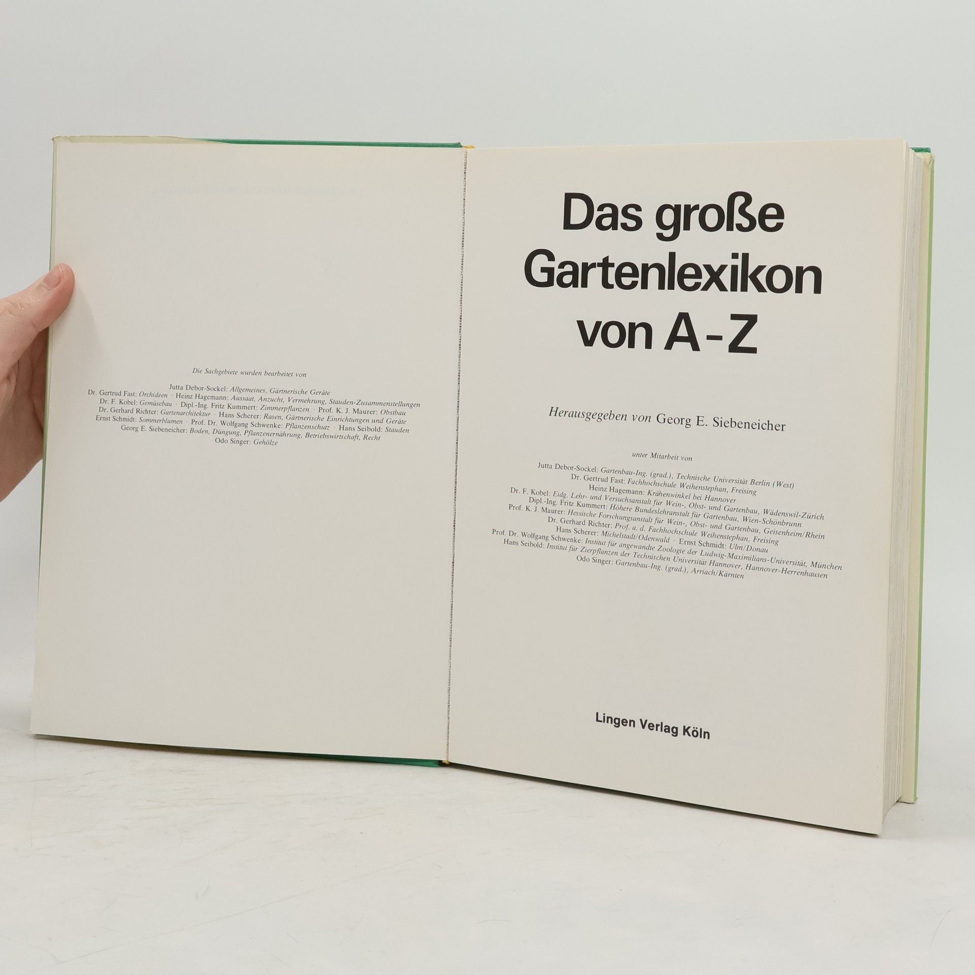 kolektiv Das große Garten lexikon von A-Z