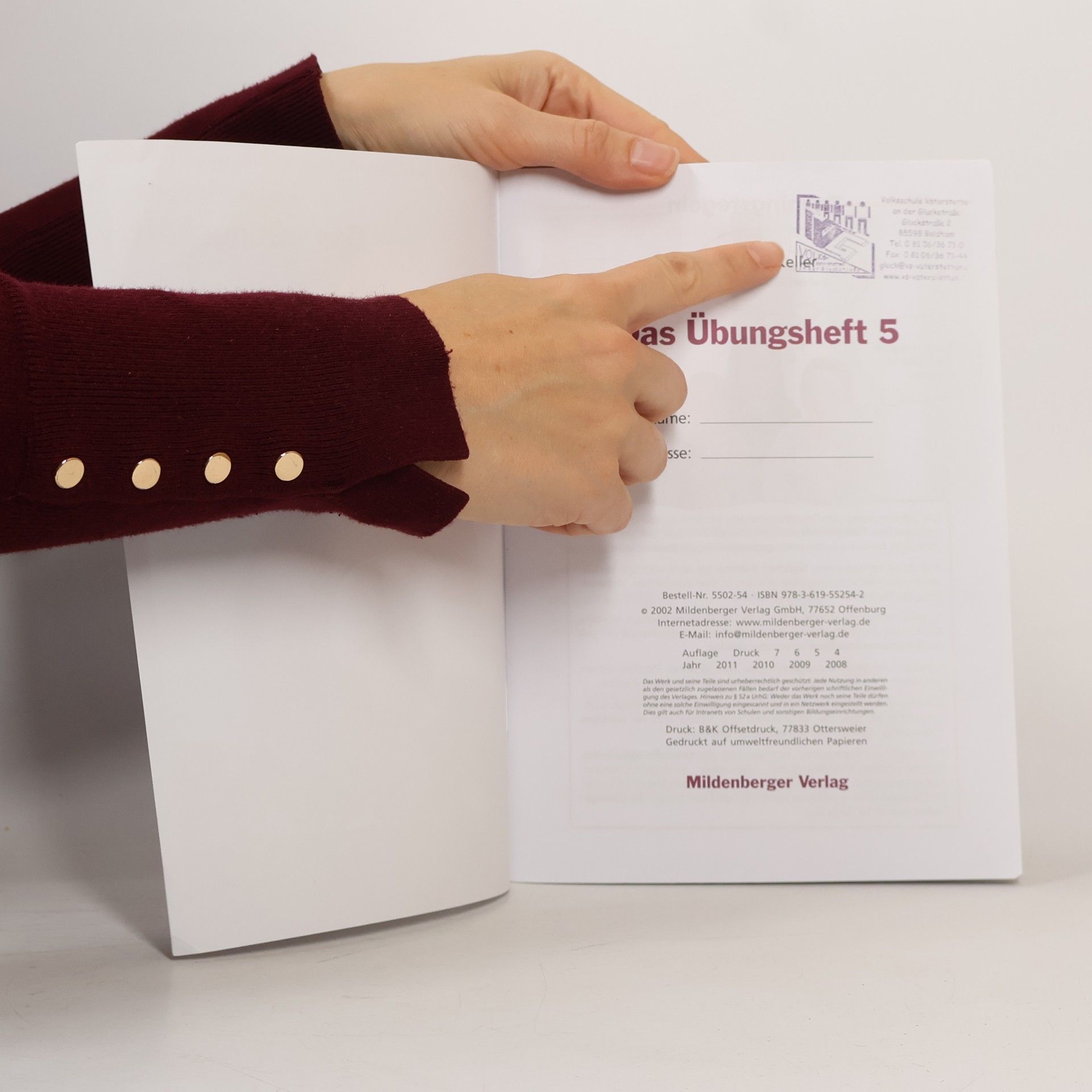 Karl Heinz Keller Das Übungsheft