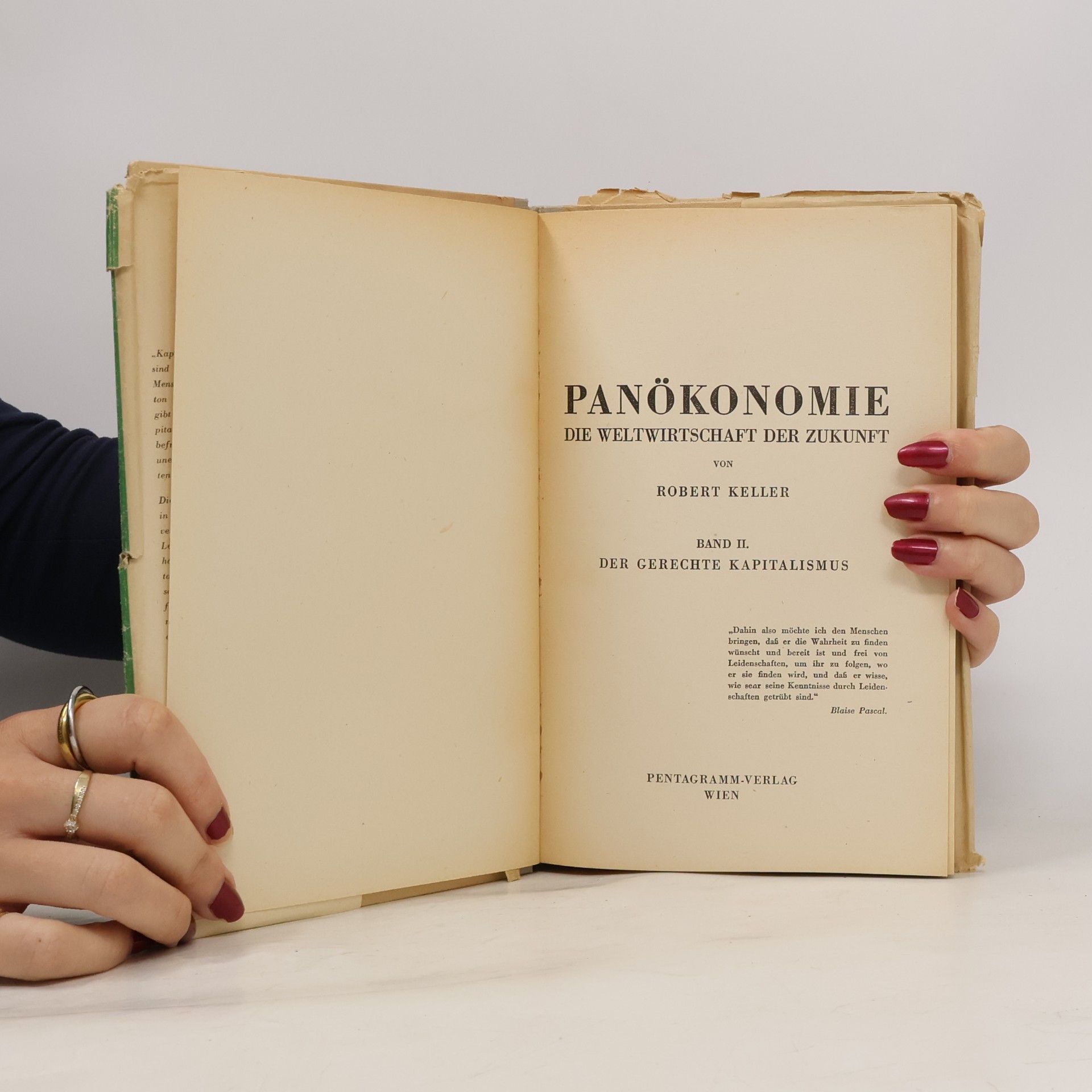 Robert Keller Panökonomie. Band II: Der gerechte Kapitalismus