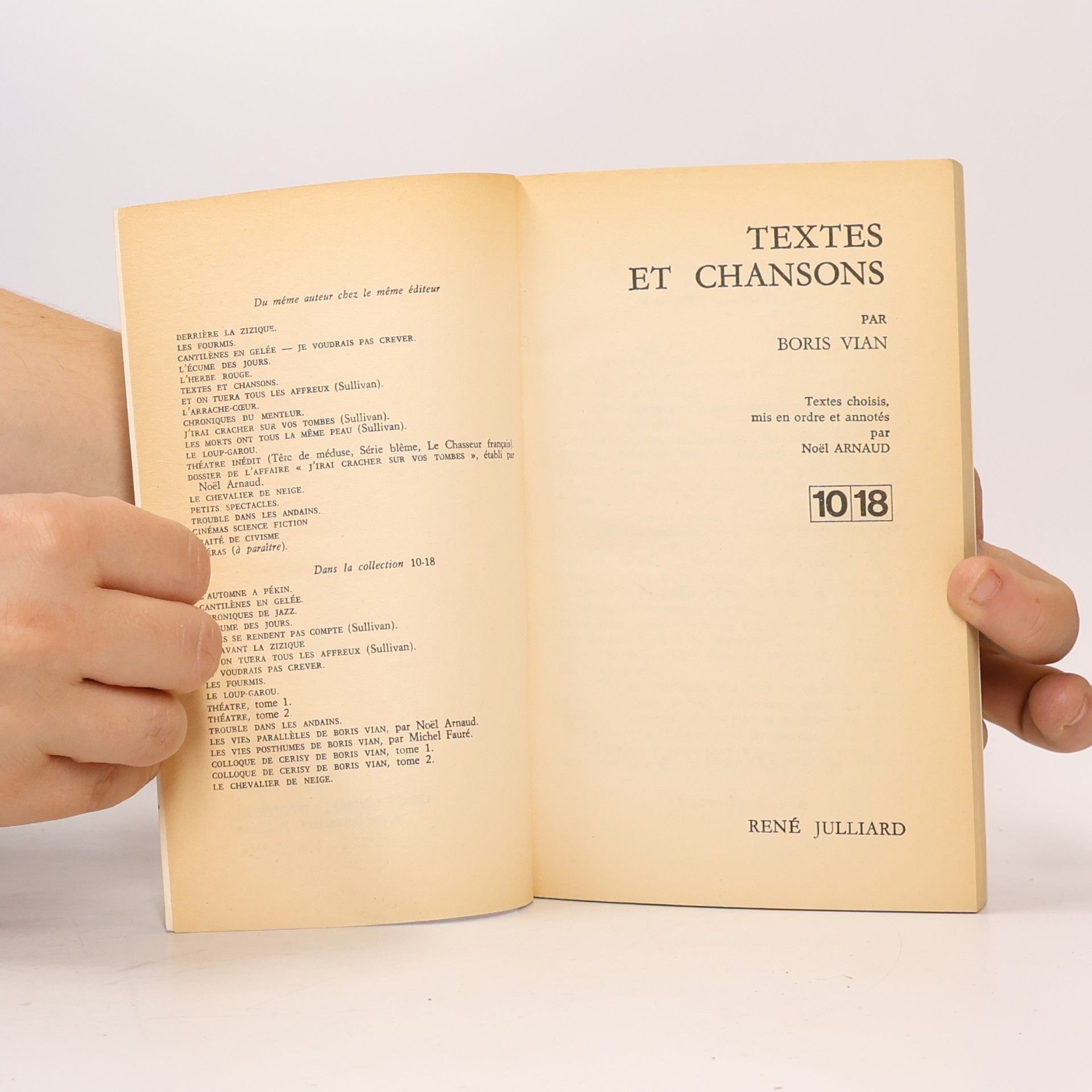 Boris Vian Textes et chansons