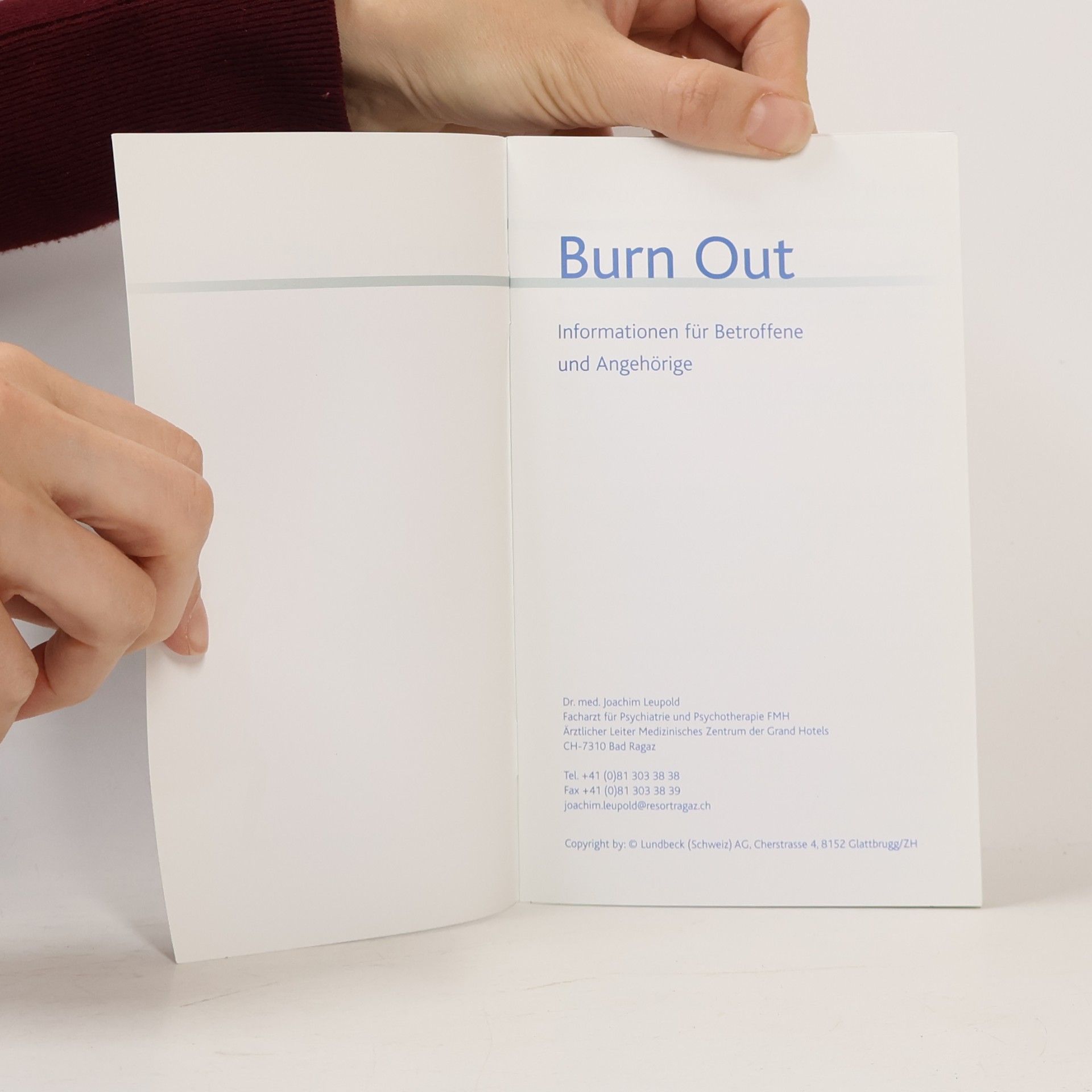 Joachim Leupold Burn Out