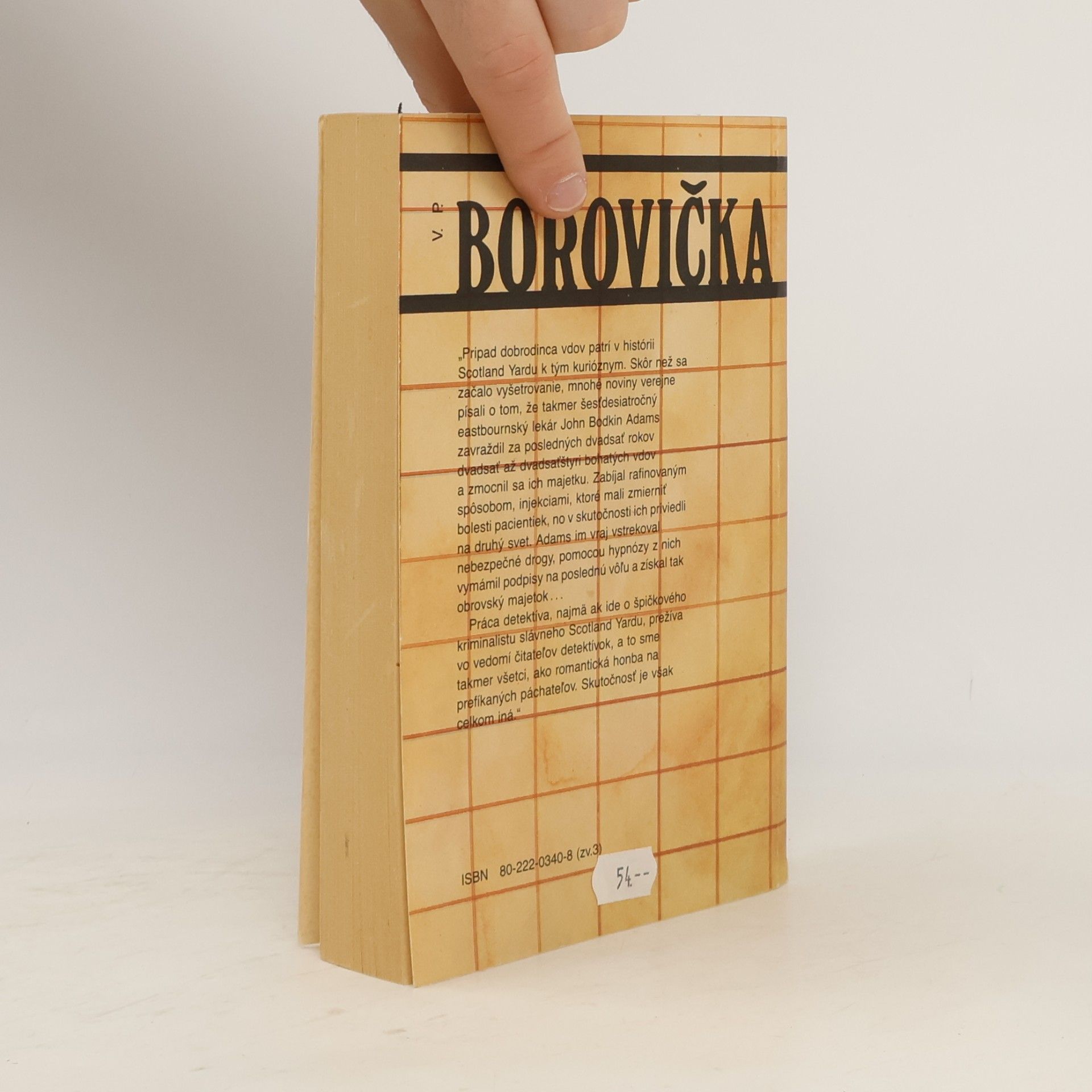 Václav Pavel Borovička Veľké kriminálne prípady III