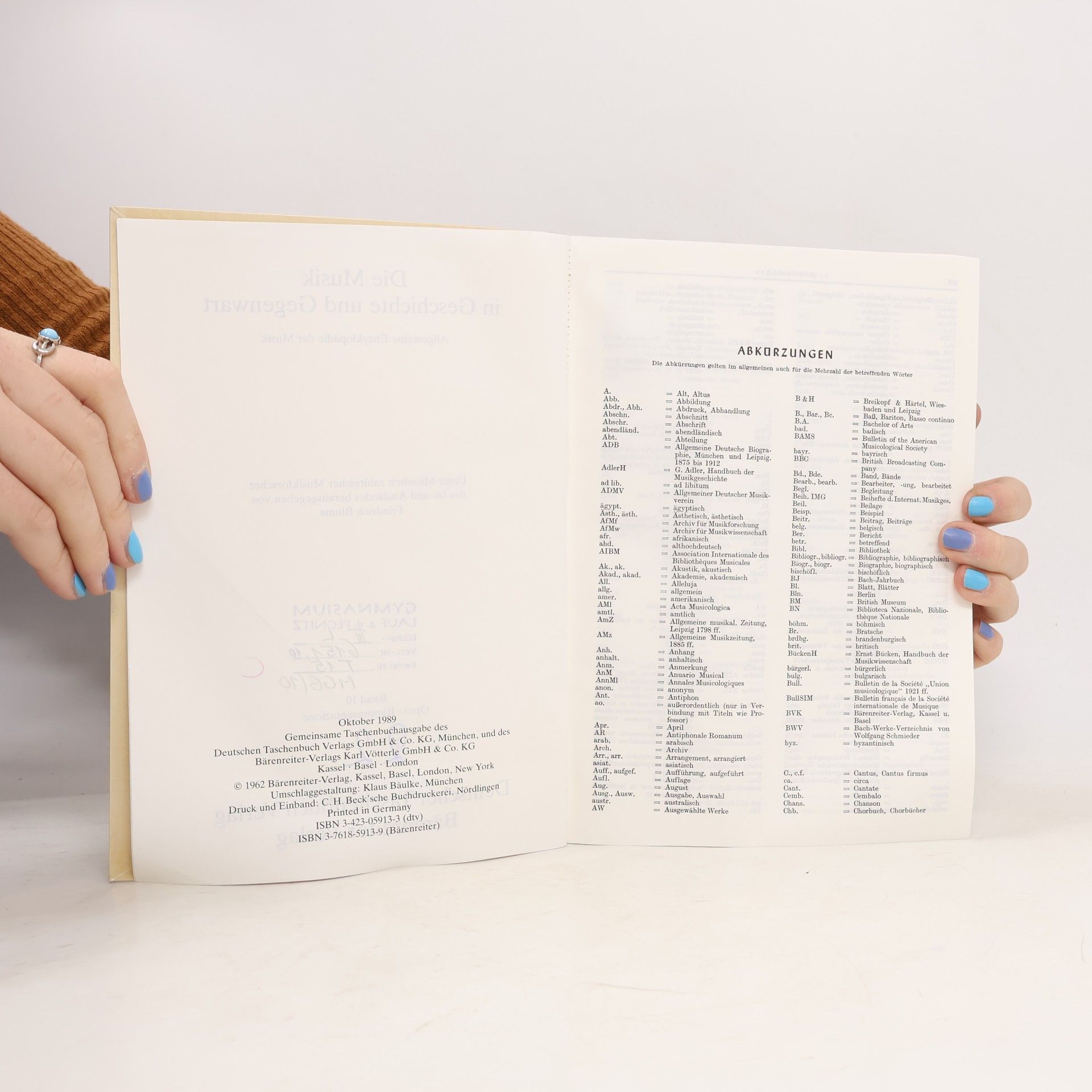 Kolektiv autorů Die Musik in Geschichte und Gegenwart 10
