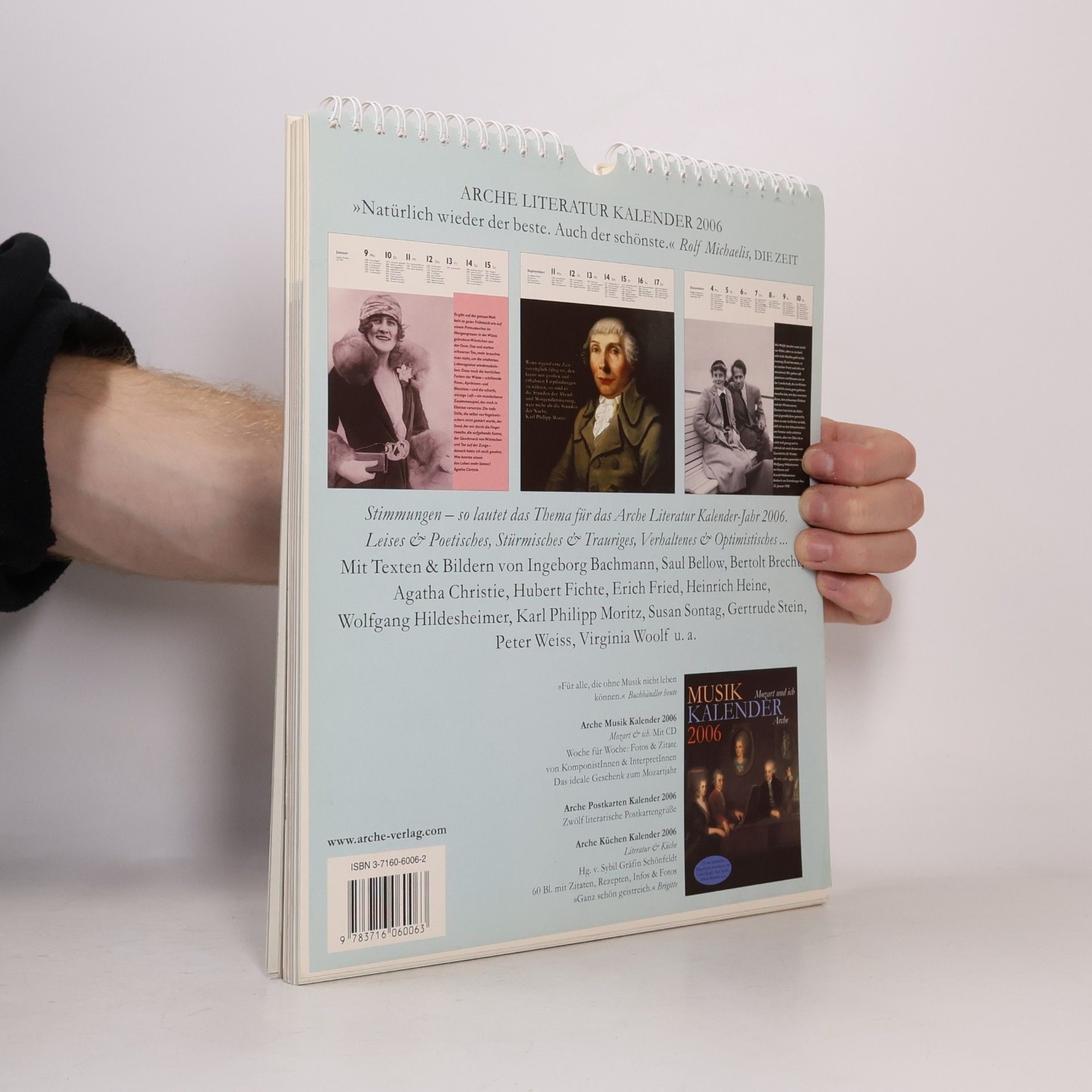 Arche Literatur Kalender 2006: Thema: Stimmungen