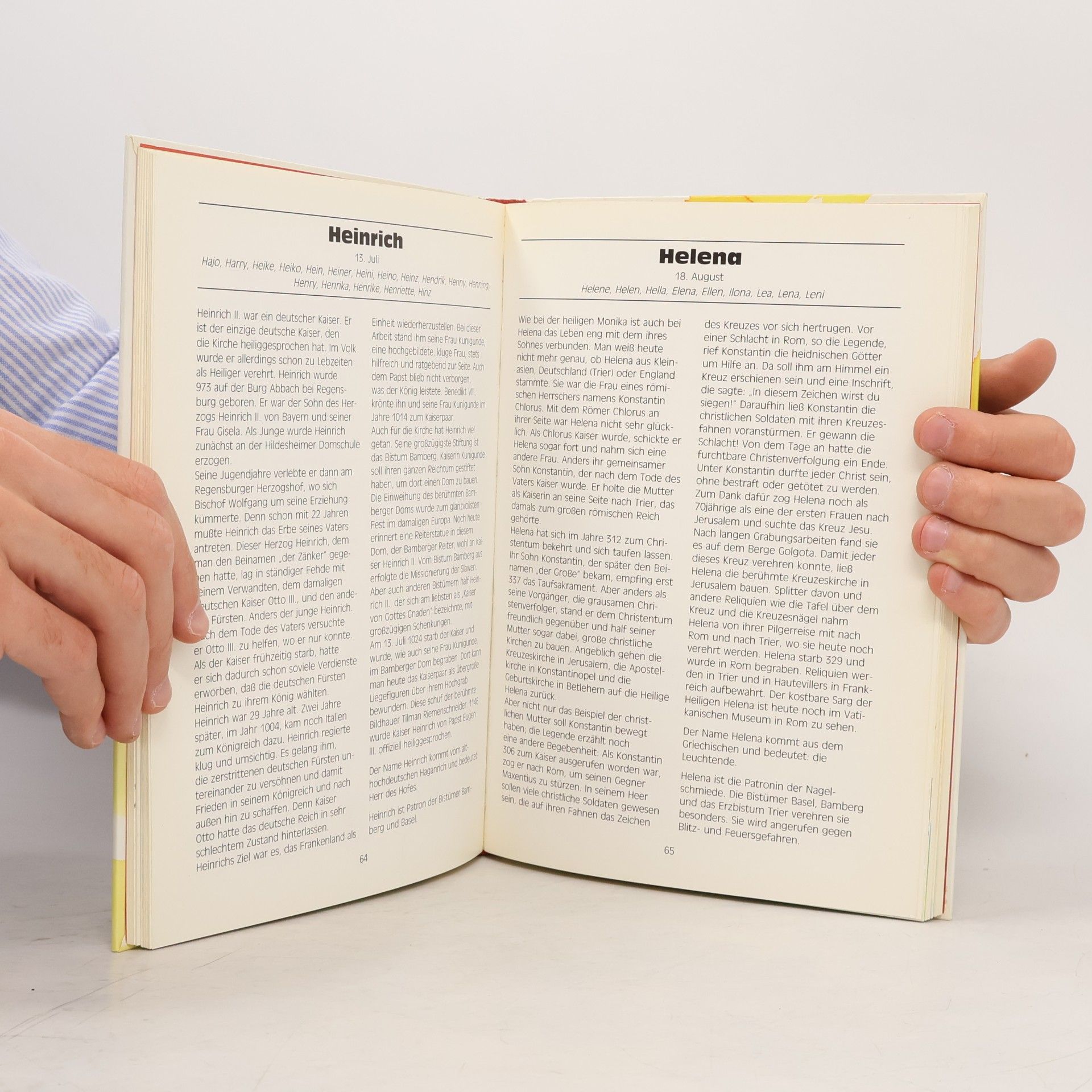 Marilis Lunkenbein Mein grosses Buch der Namenspatrone