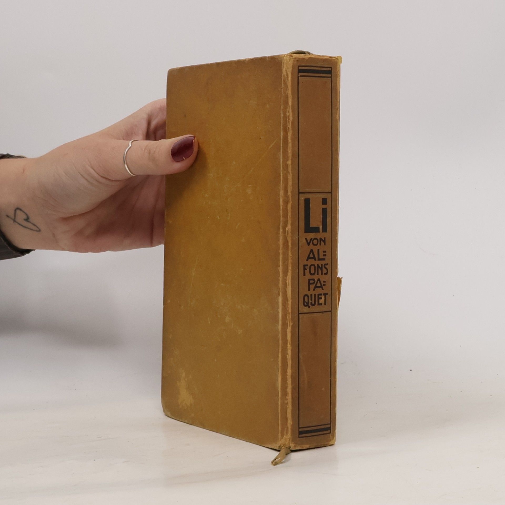 Alfons H. Paquet Li oder im neuen Osten