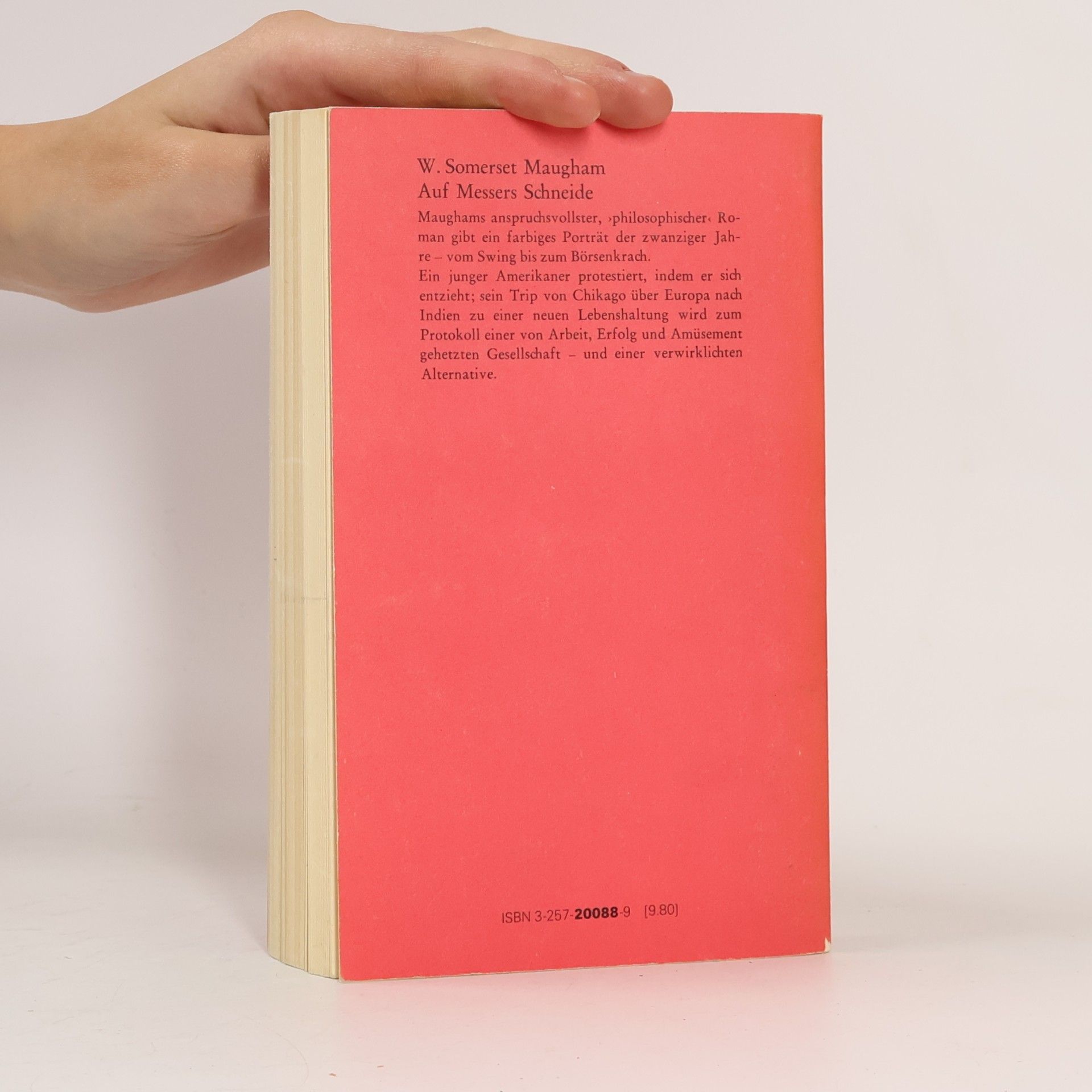 William Somerset Maugham Auf Messers Schneide