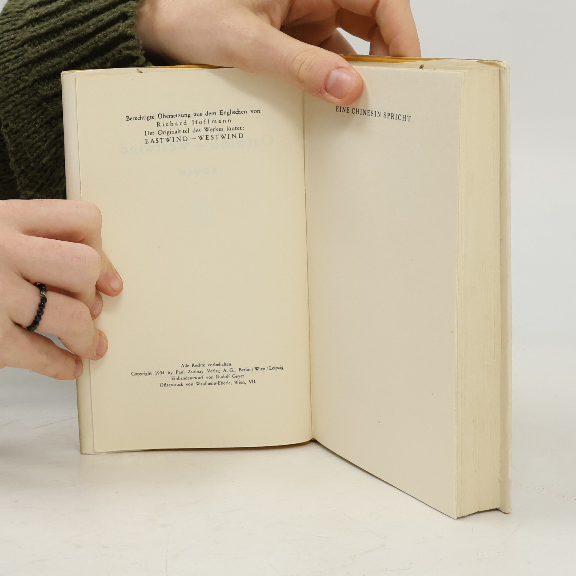 Pearl S. Buck Ostwind - Westwind