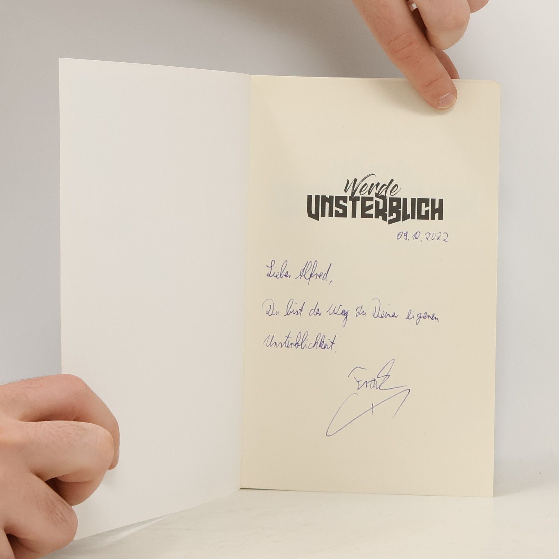 Frank Kraemer Werde unsterblich