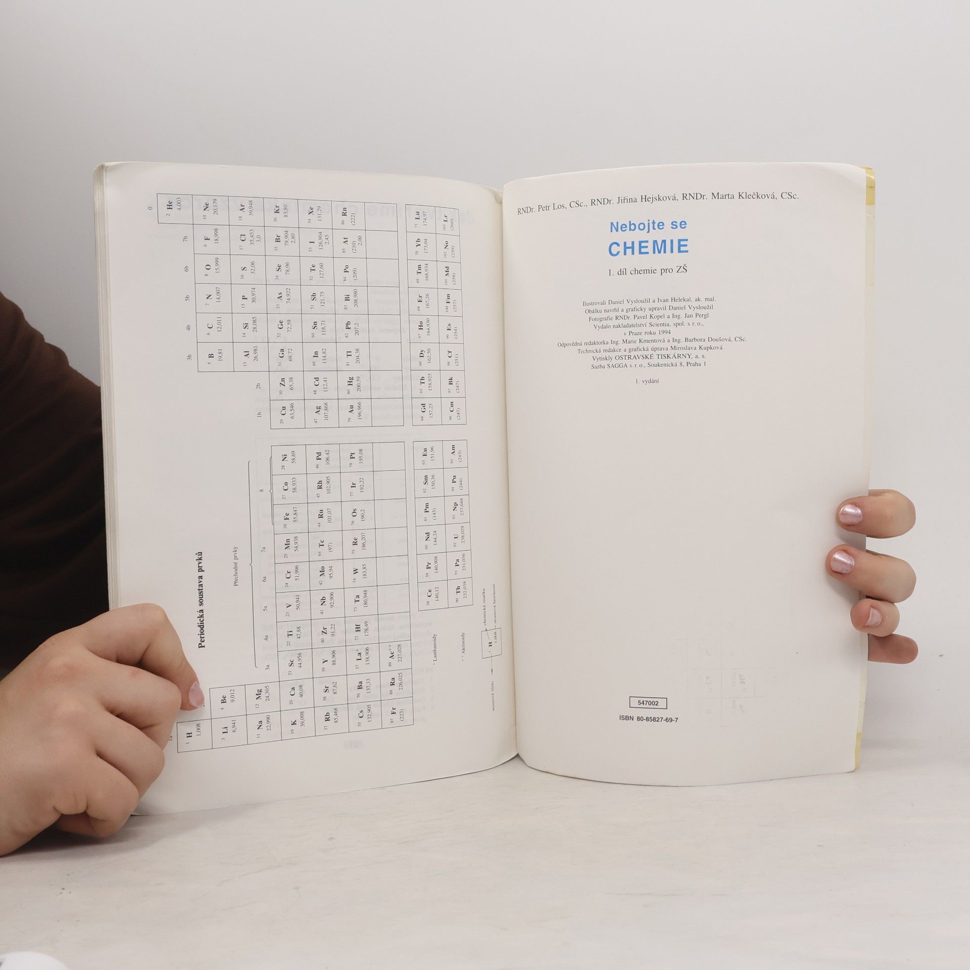 Petr Los Nebojte se chemie. 1. díl chemie pro základní a občanskou školu