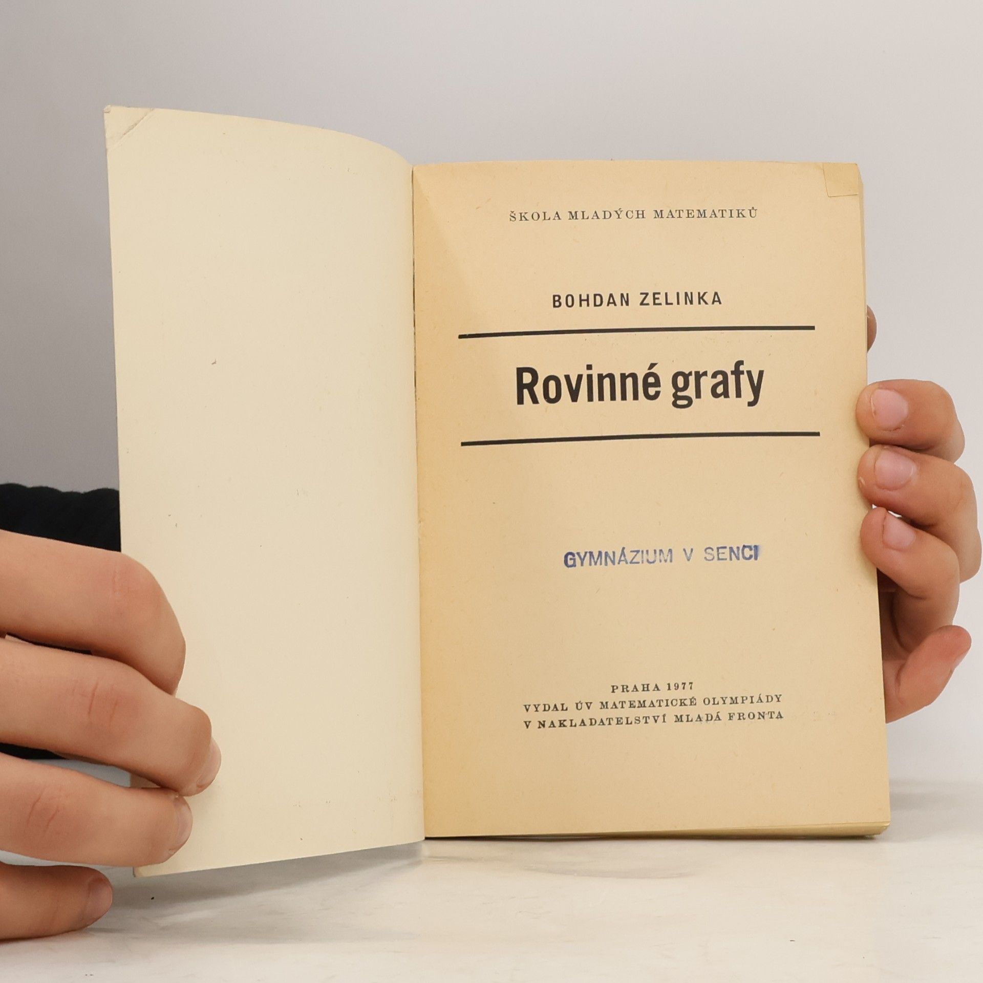 Bohdan Zelinka Rovinné grafy