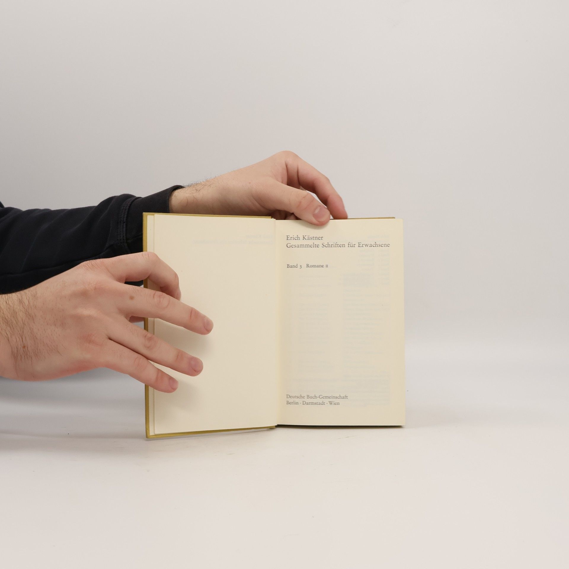Erich Kästner Gesammelte Schriften für Erwachsene 3. Romane 2