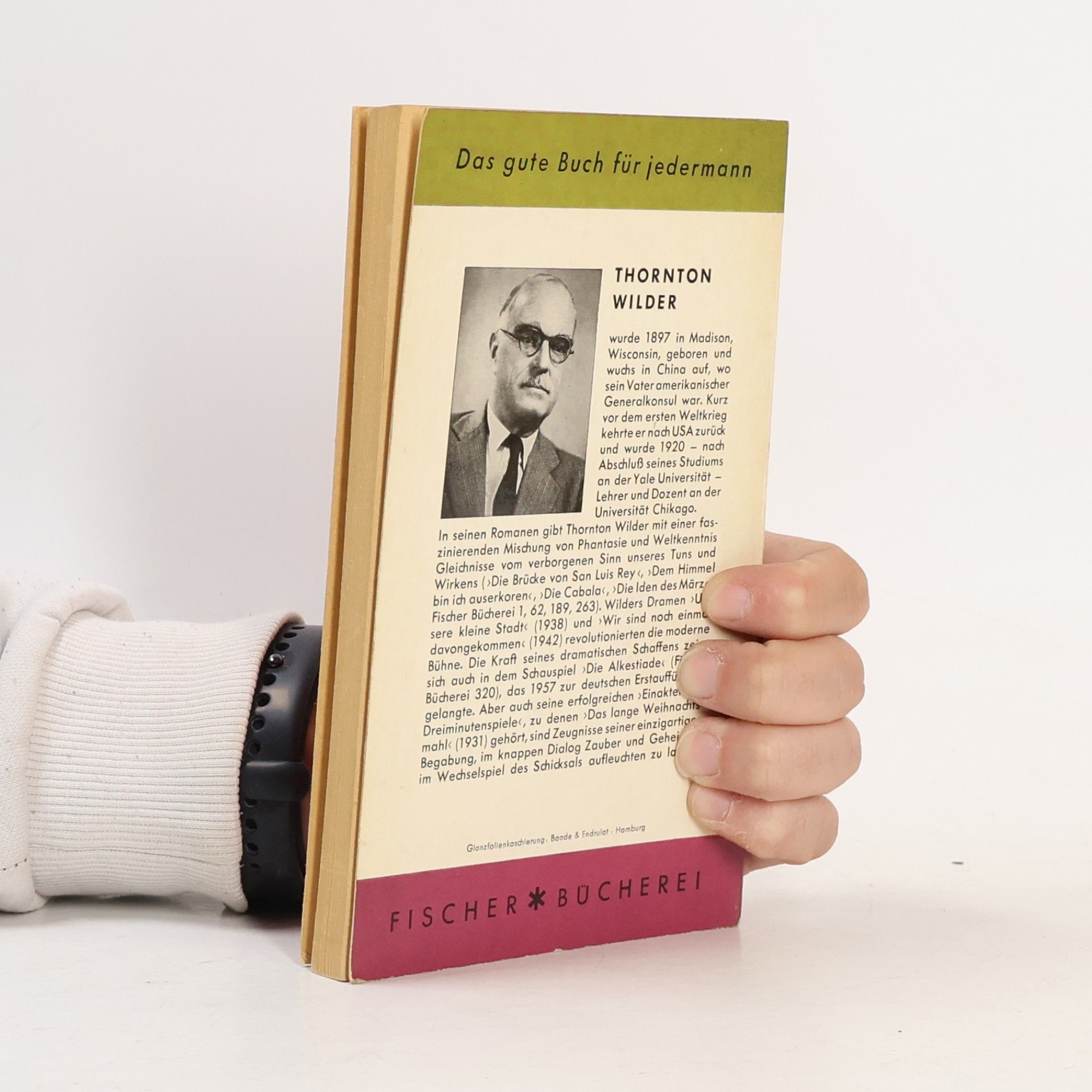 Thornton Wilder Wir sind noch einmal davongekommen