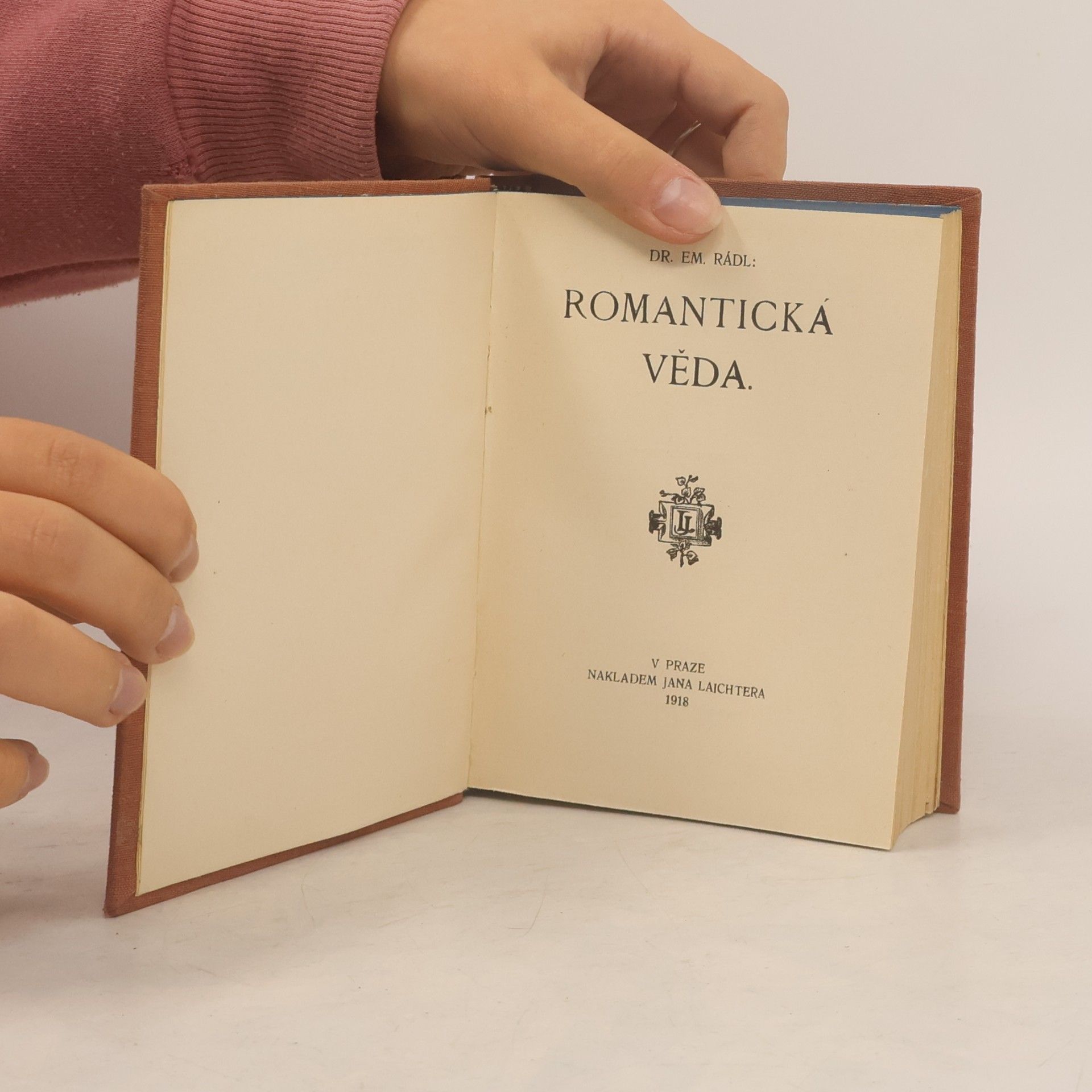 Emanuel Rádl Romantická věda