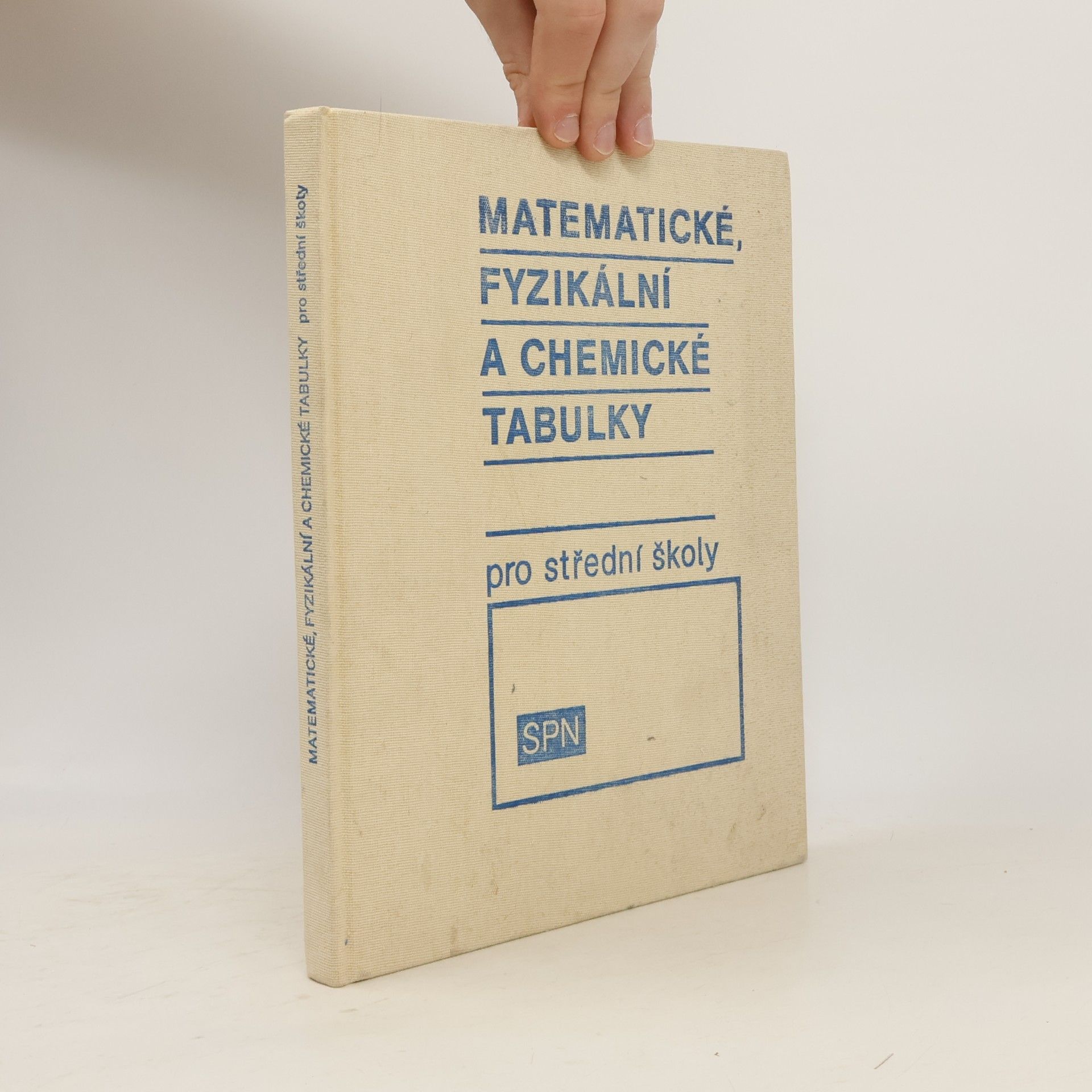 Matematické, fyzikální a chemické tabulky pro střední školy