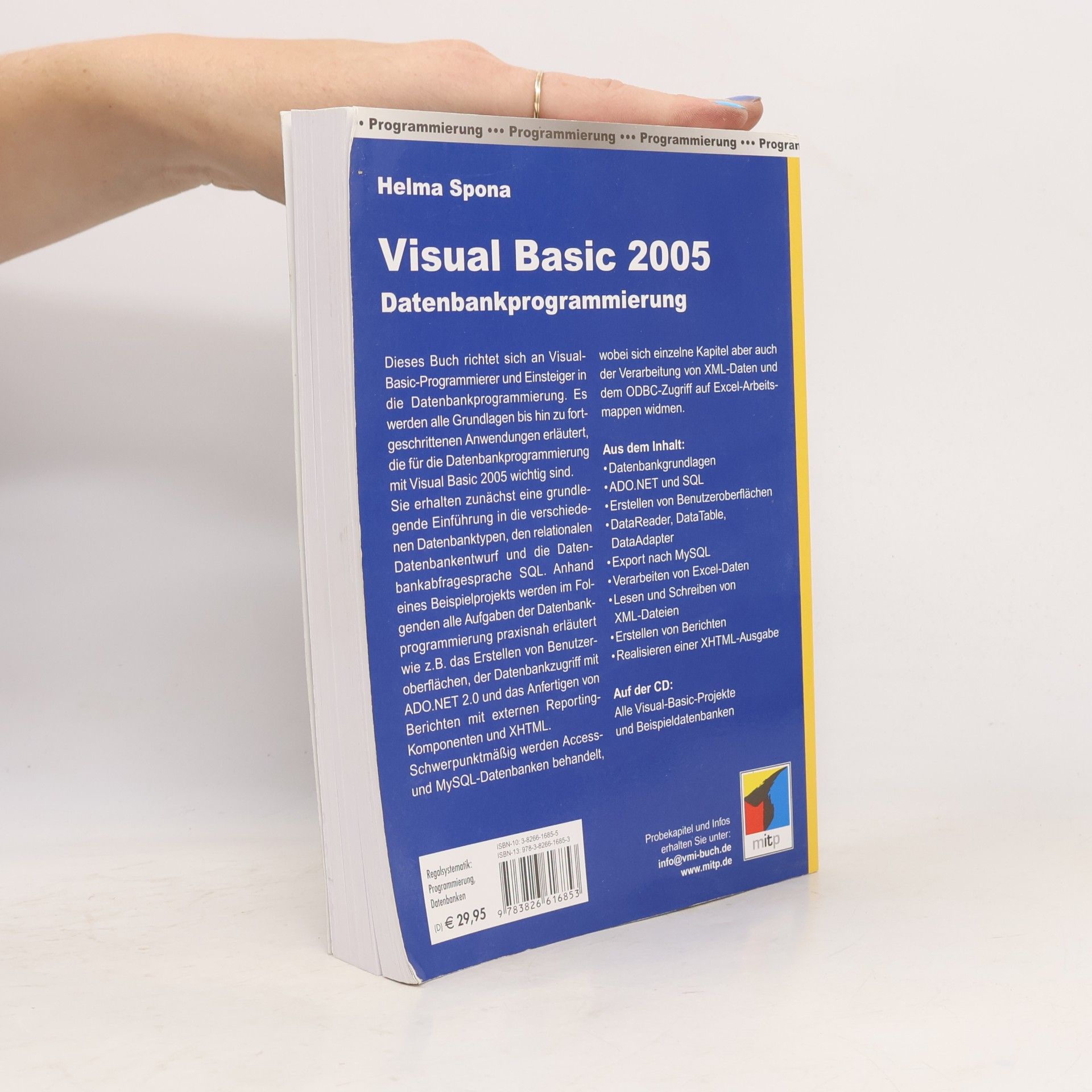 Helma Spona Visual-Basic-2005-Datenbankprogrammierung