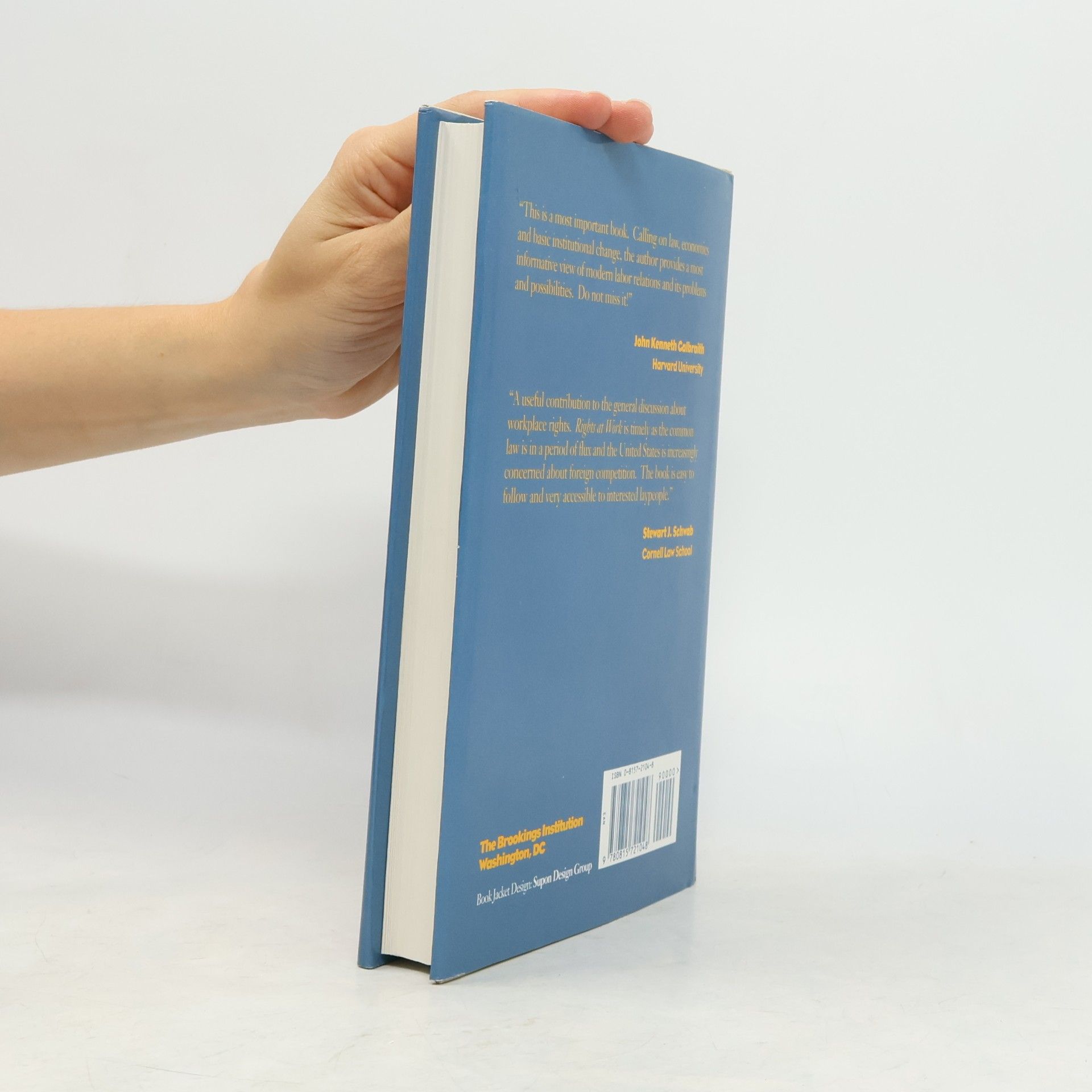 Richard Edwards A Twentieth Century Fund Book: Rights at Work