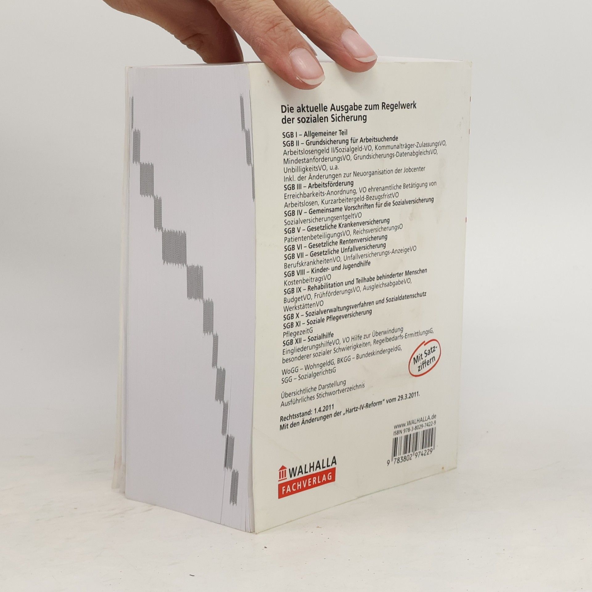 Walhalla Fachredaktion Das gesamte Sozialgesetzbuch SGB I bis SGB XII