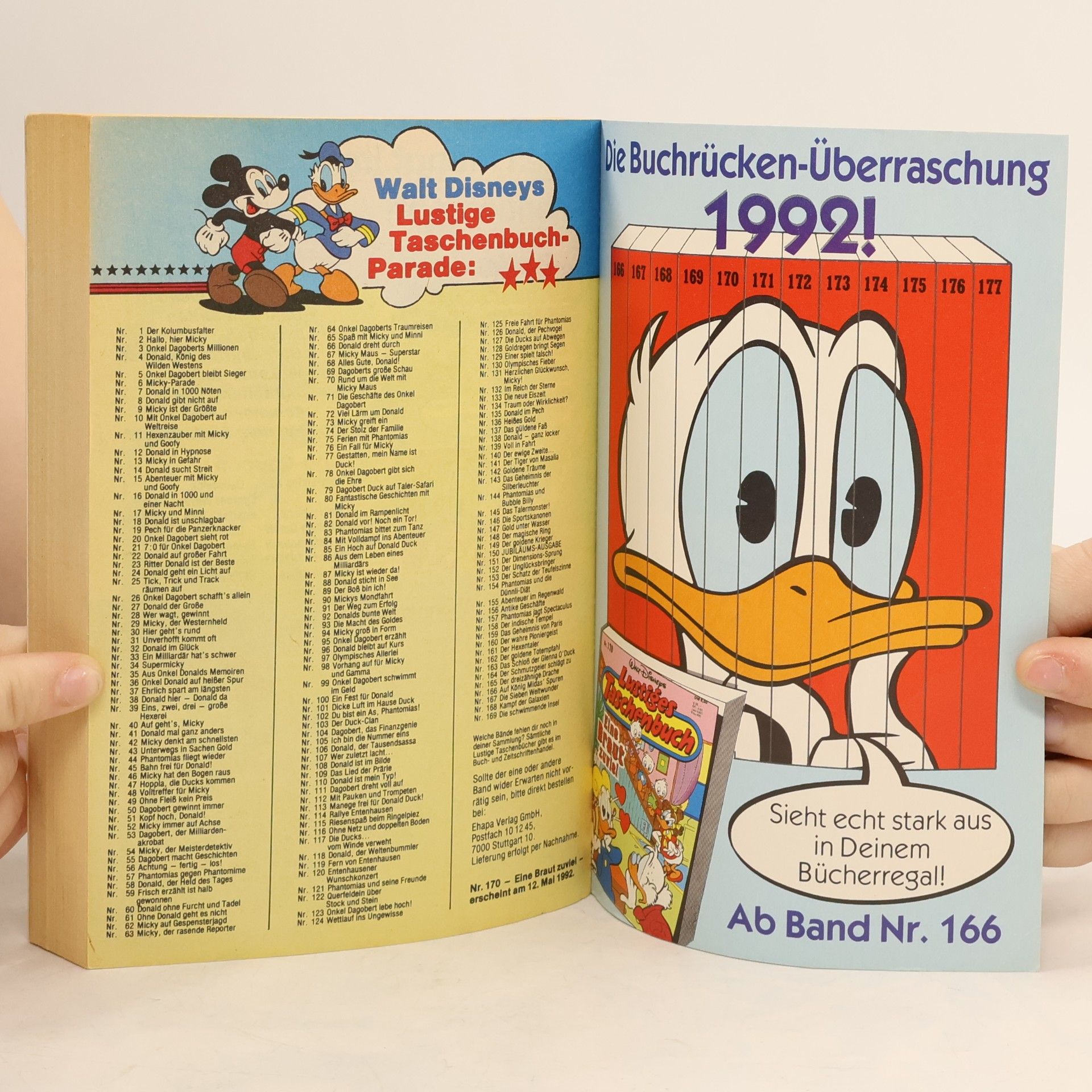Walt Disney Lustiges Taschenbuch 169. Die schwimmende Insel