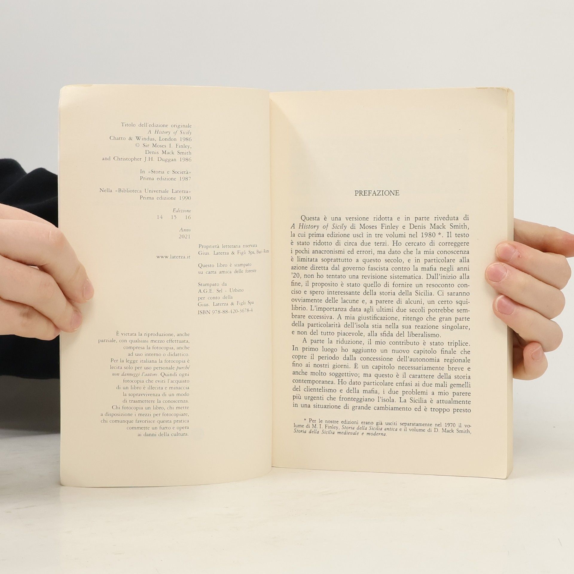 Moses I. Finley Biblioteca Universale Laterza - 330: Breve storia della Sicilia