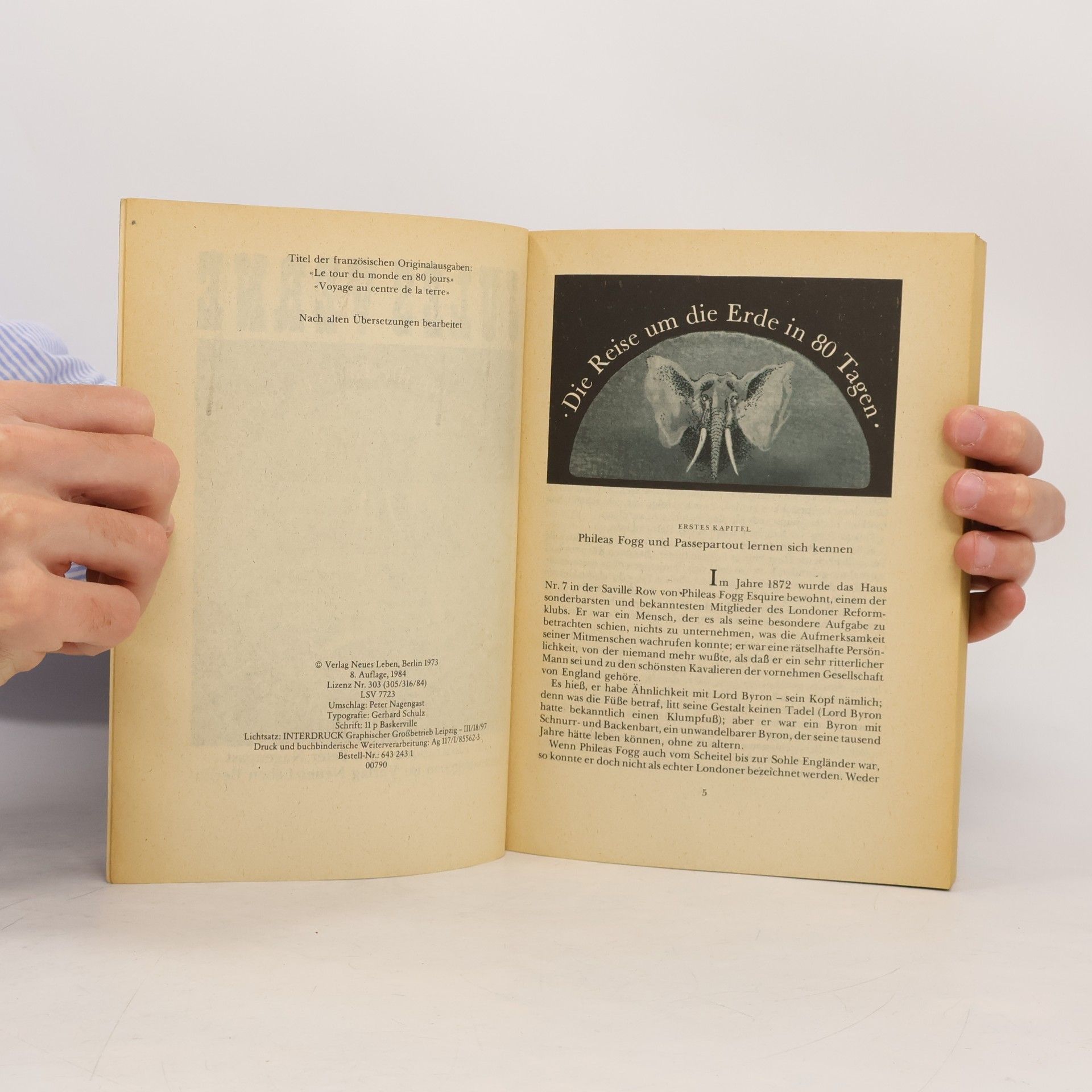 Jules Verne Die Reise um die Erde in 80 Tagen. Reise zum Mittelpunkt der Erde