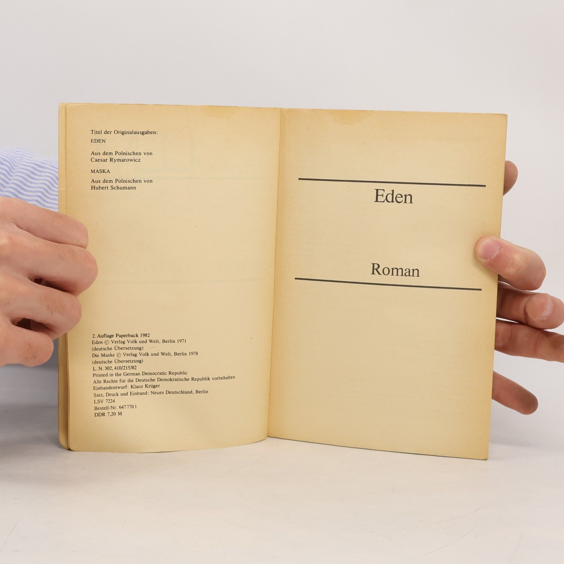 Stanisław Lem Eden. Die Maske