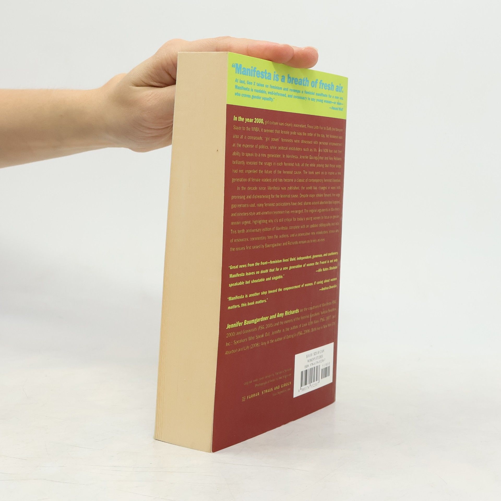 Jennifer Baumgardner Manifesta: Young Women, Feminism, and the Future [10th Anniversary Edition]