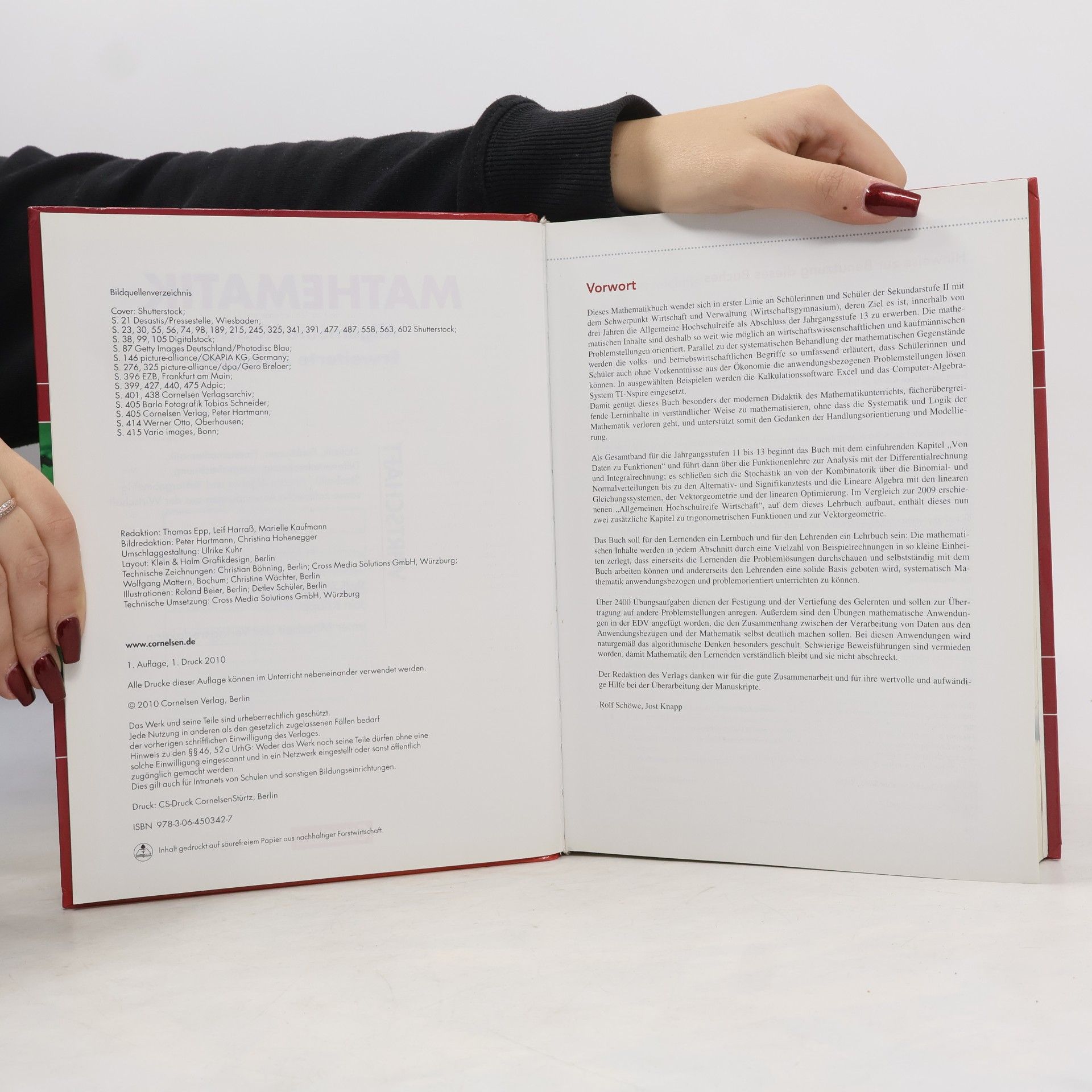 Rolf Schöwe Mathematik allgemeine Hochschulreife kaufmännisch-wirtschaftliche Richtung erweiterte Ausgabe Schülerbuch