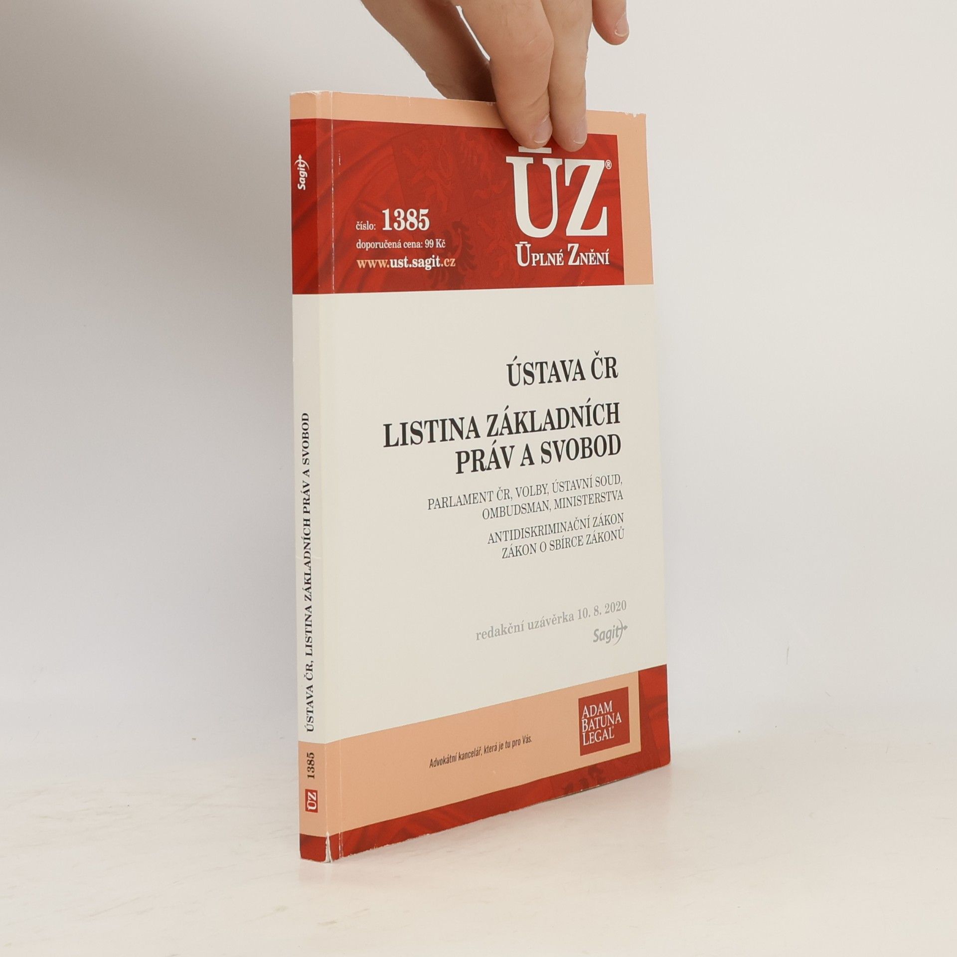 Collectif d'auteurs ÚZ 1385 Ústava ČR, Listina základních práv a svobod