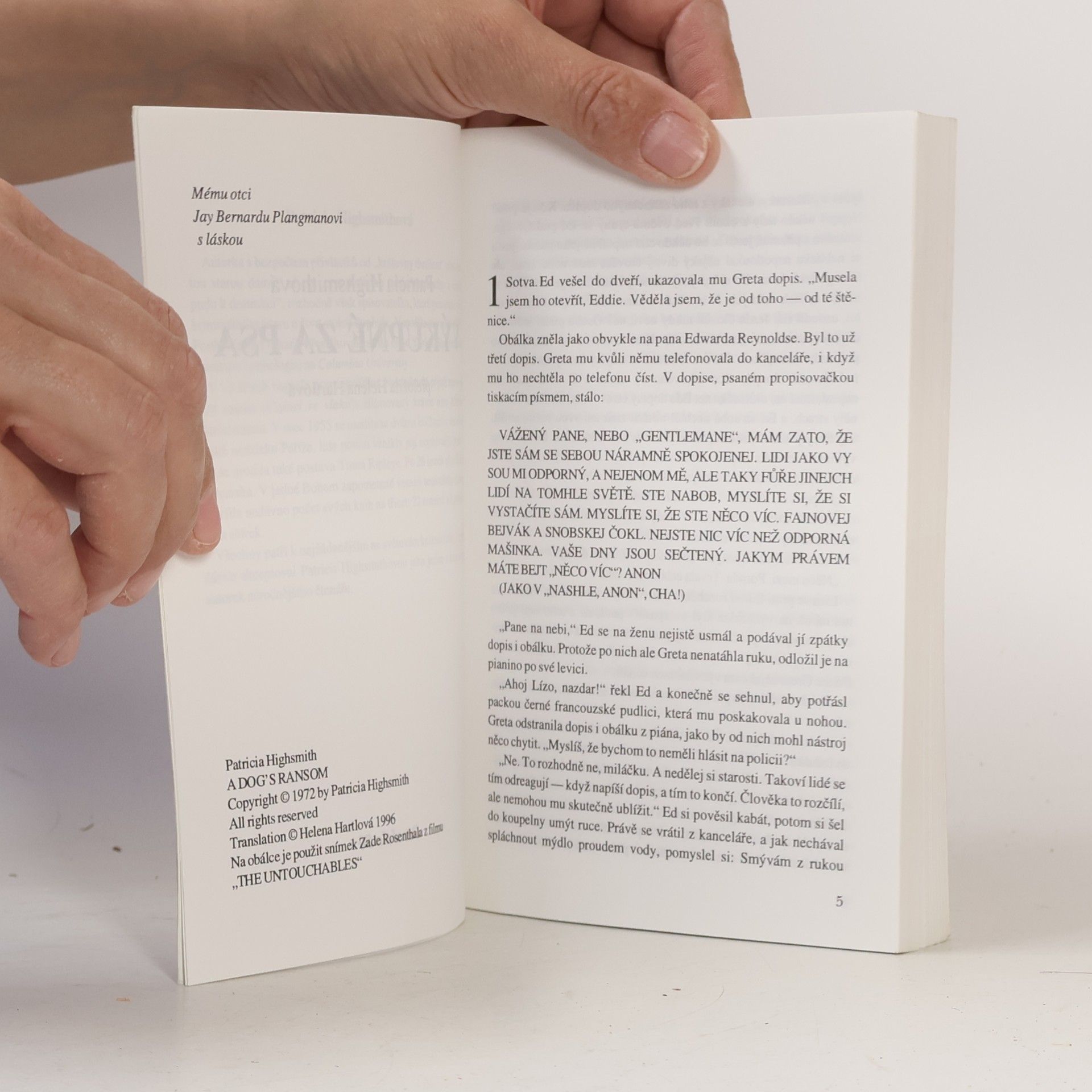 Patricia Highsmith Výkupné za psa