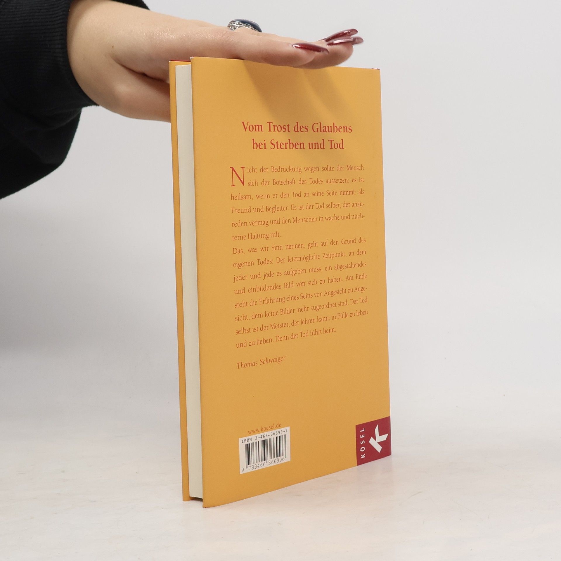 Thomas Schwaiger Christliches Totenbuch