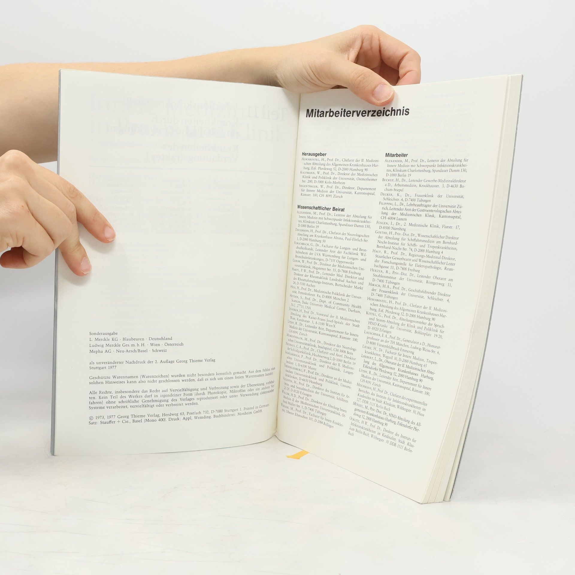Autorenkollektiv Innere Medizin in Praxis und Klinik. Teil 11