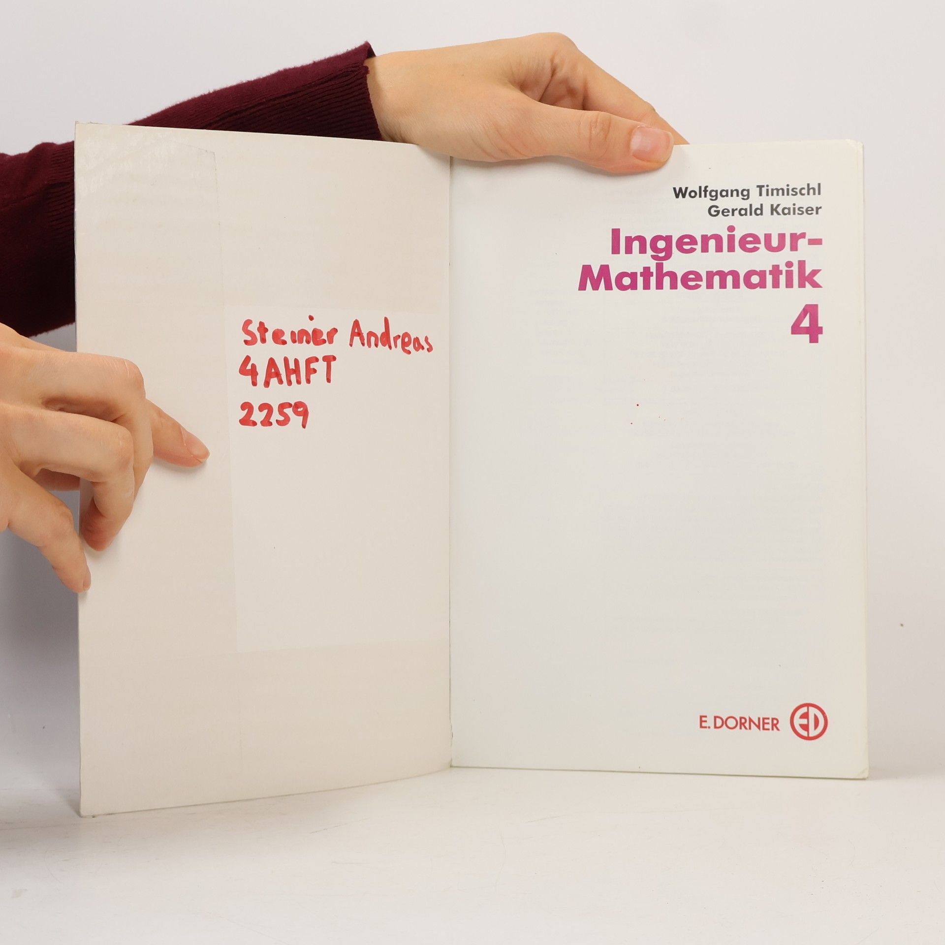 Gerald Kaiser Ingenieur-Mathematik 4