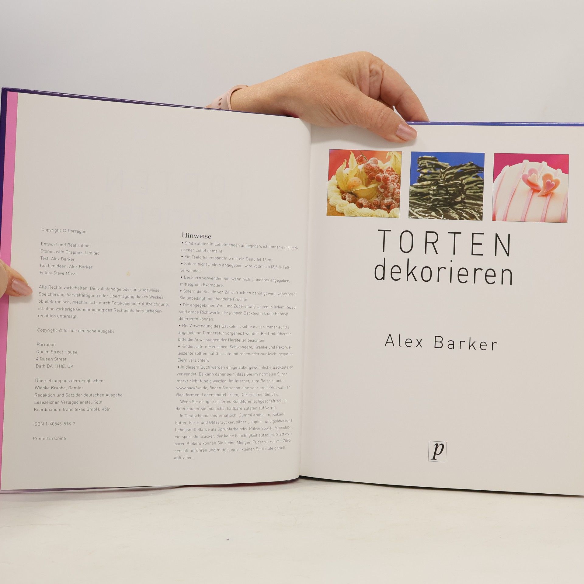Alex Barker Torten dekorieren