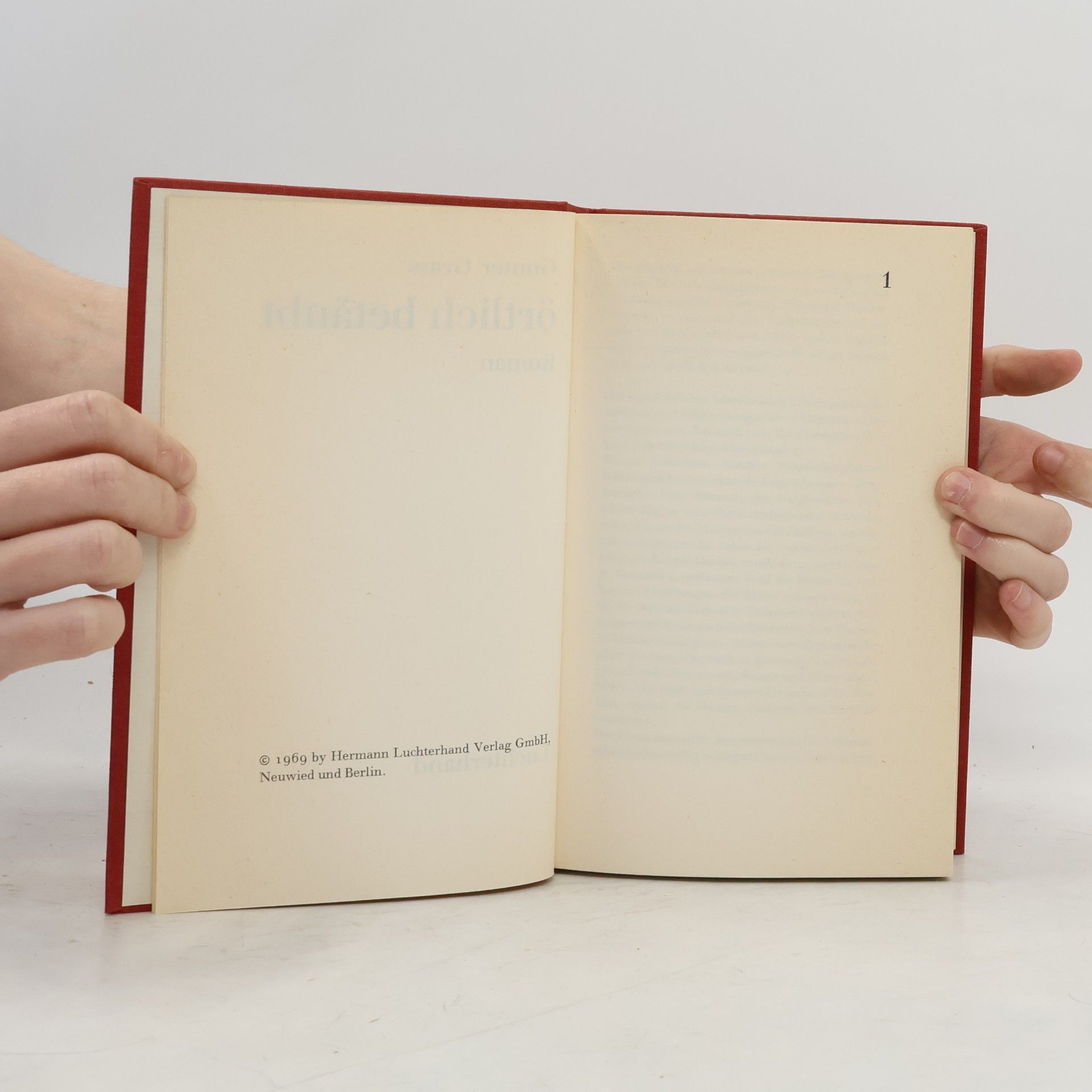 Günter Grass Örtlich betäubt